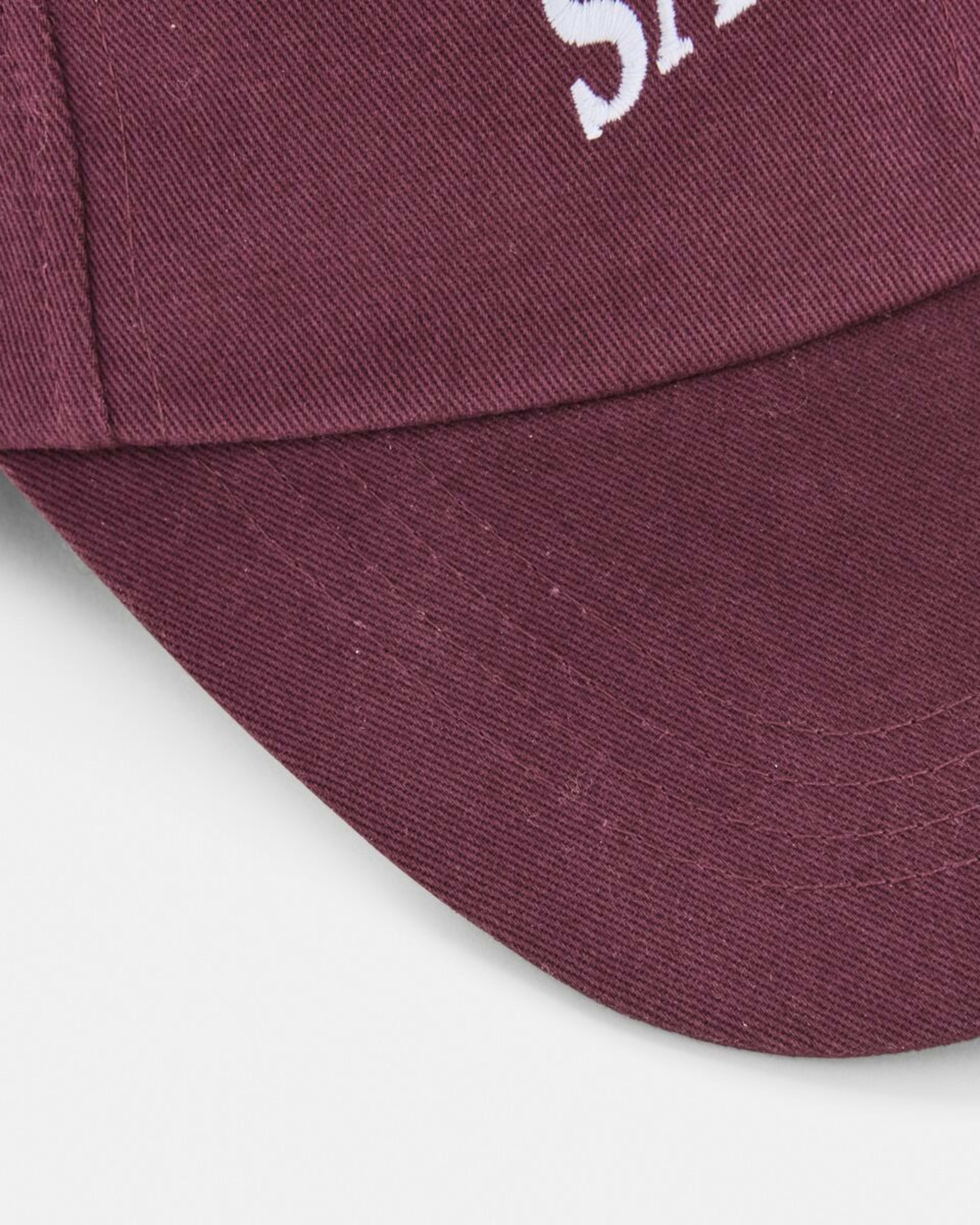 4 Slogan Cap SAN FRAN WARM MULBERRY, 4 of 7