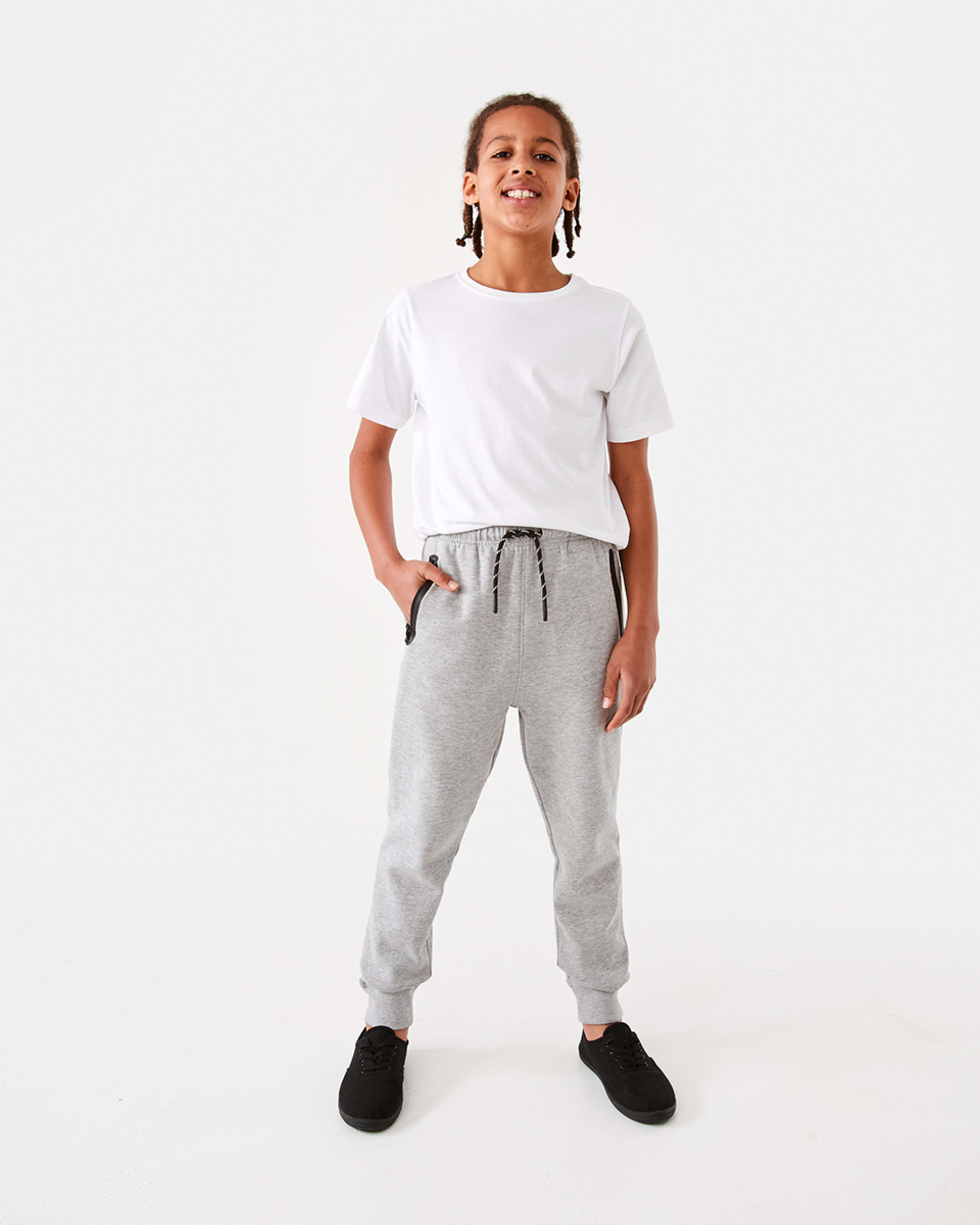 6 Active Kids Trackpants Kgry Marle, 6 of 9