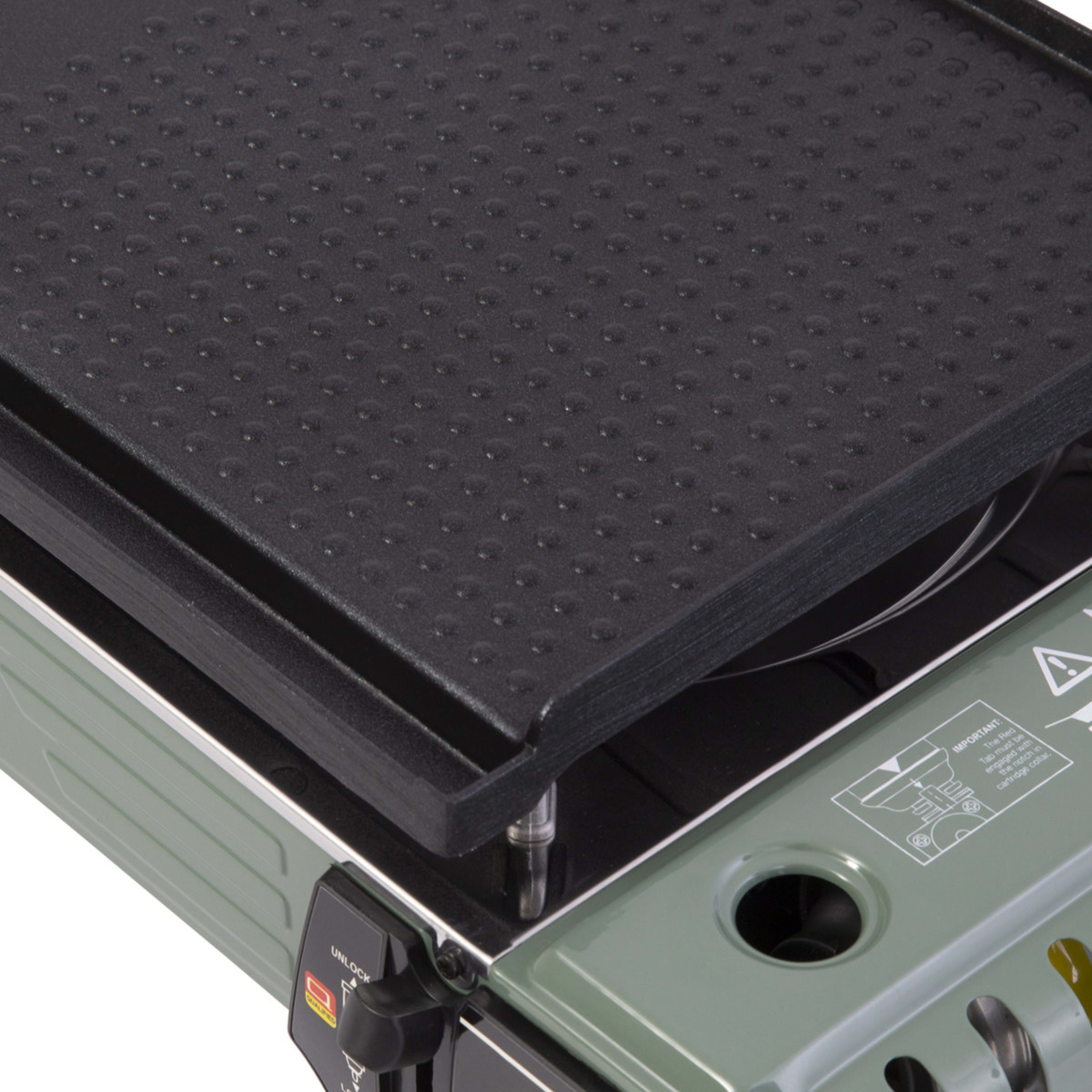 Halo Peak Butane Twin Burner Stove with Hotplate Kmart