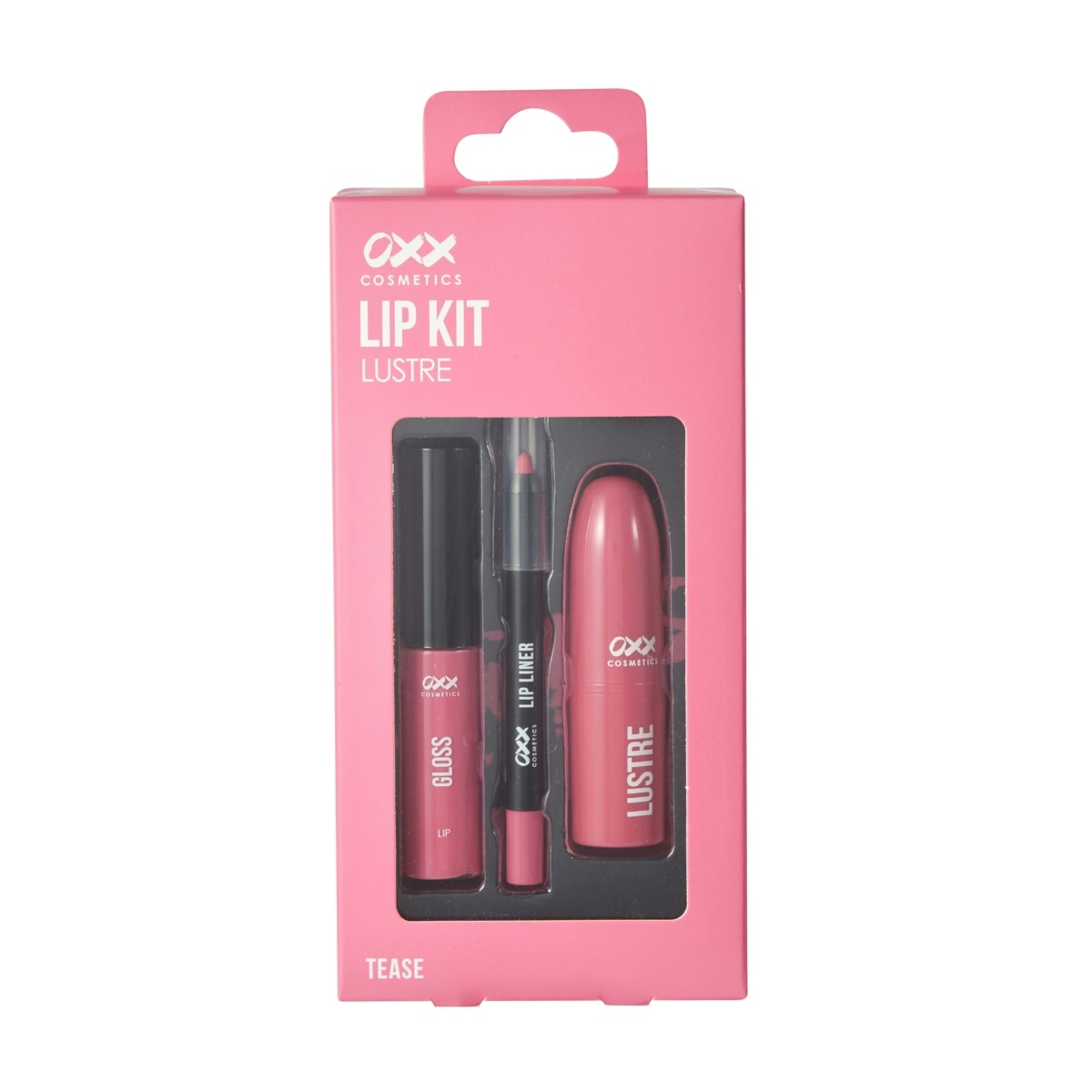 1 OXX Cosmetics 3 Piece Lustre Lip Kit - Tease