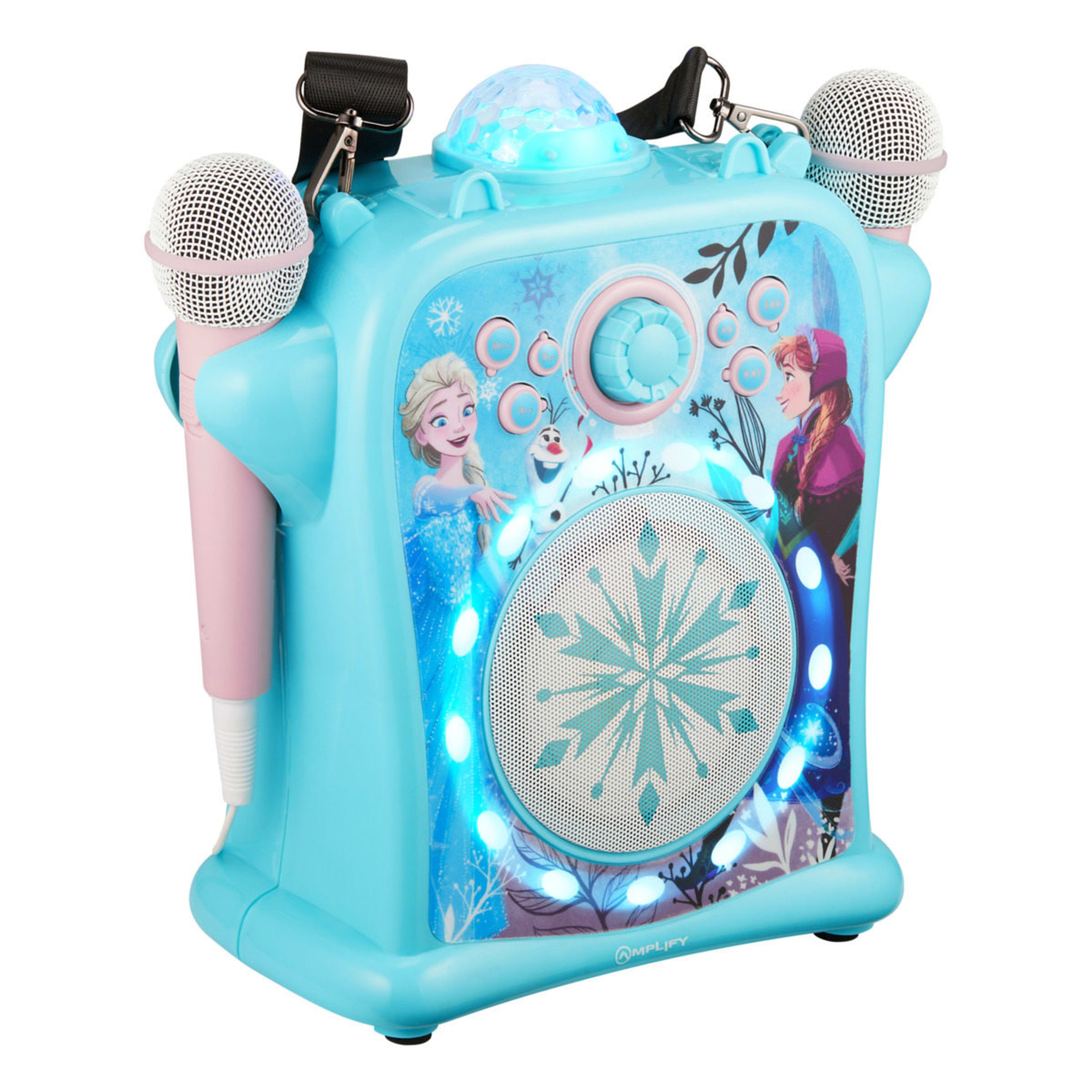 Disney Frozen Dual Microphone Bluetooth Karaoke Machine Kmart