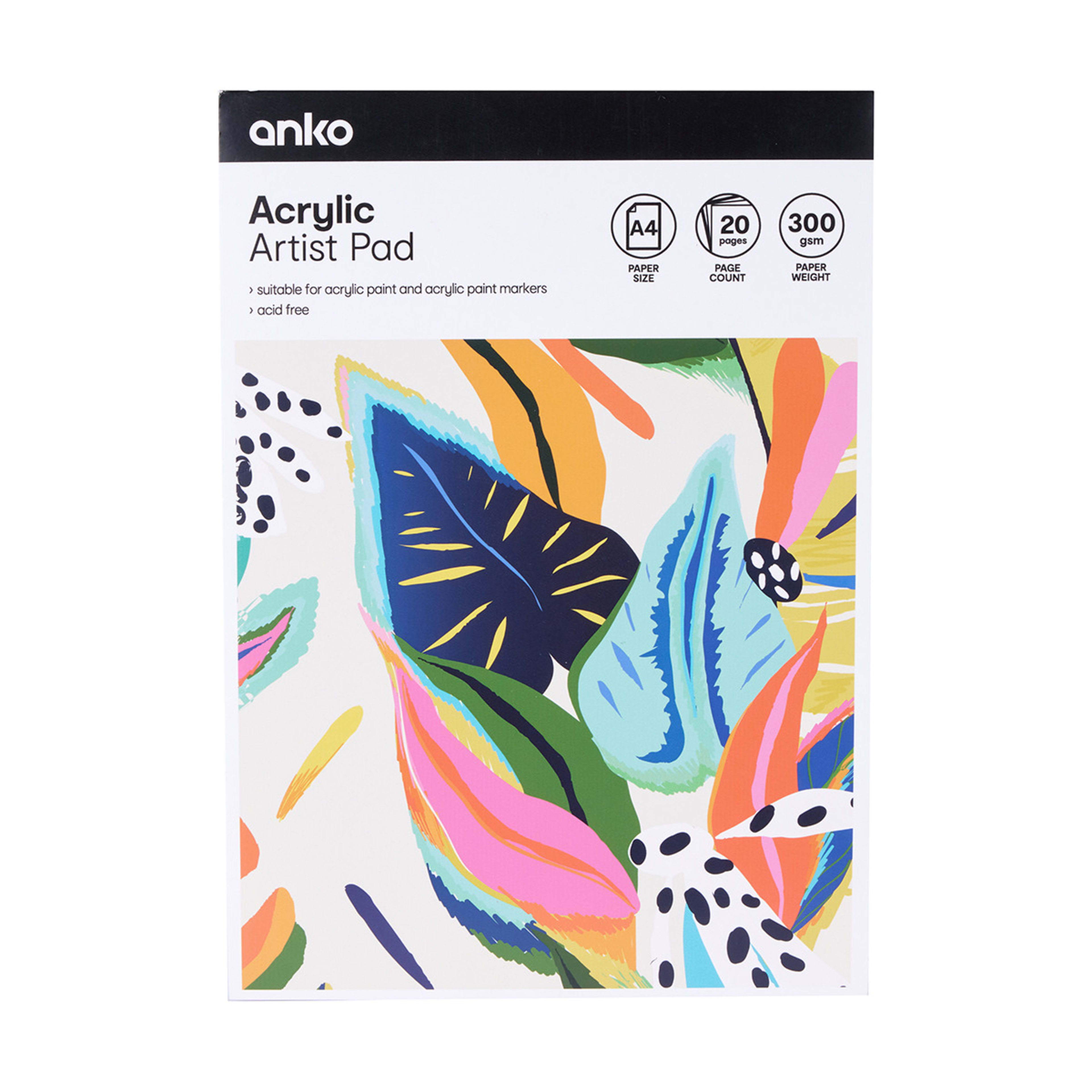Acrylic Artist Pad Kmart