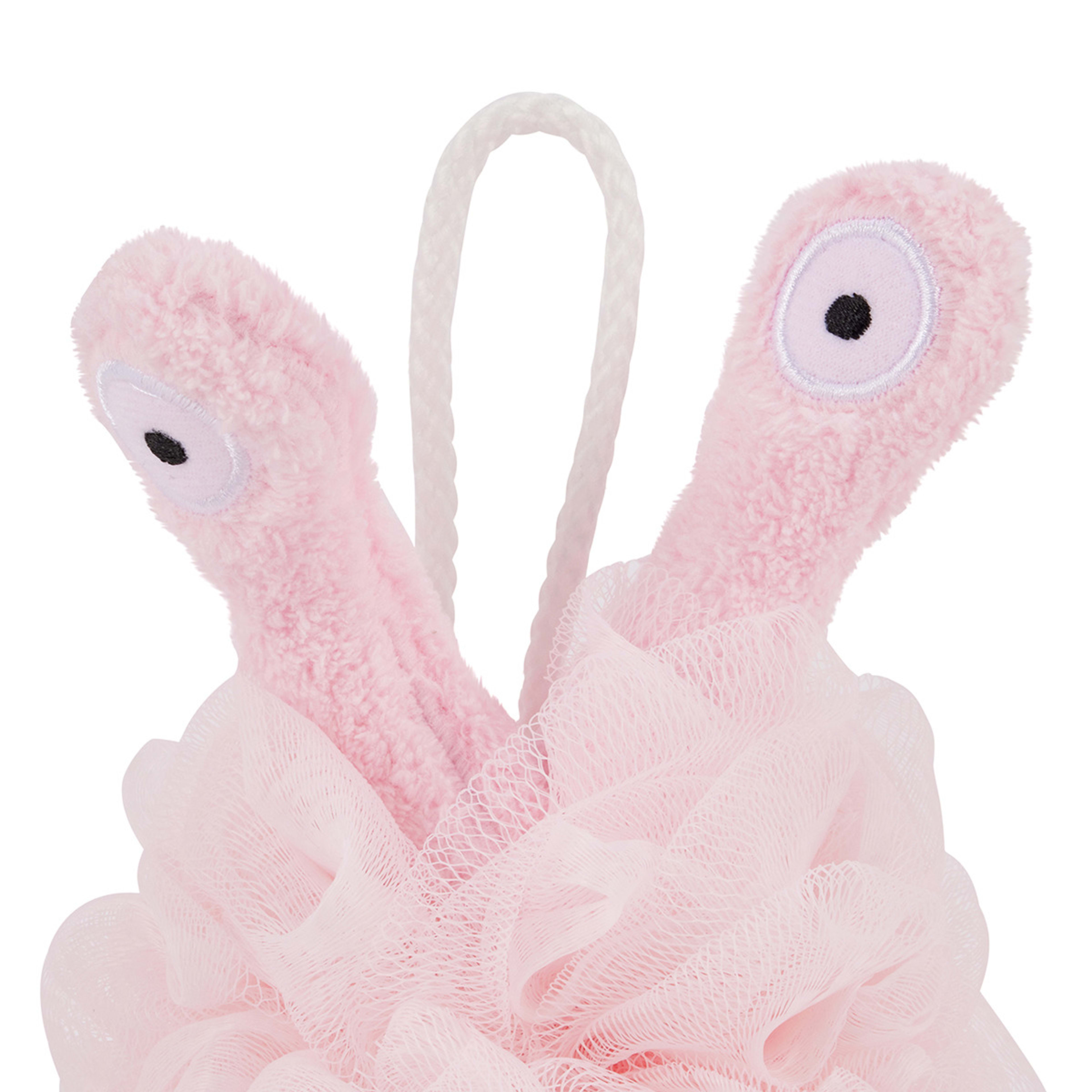 3 OXX Bodycare Bath Puff - Snail, Pink, 3 of 6