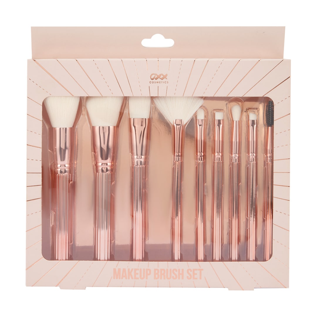 OXX Cosmetics Makeup Brush Set - Rose Gold - Kmart