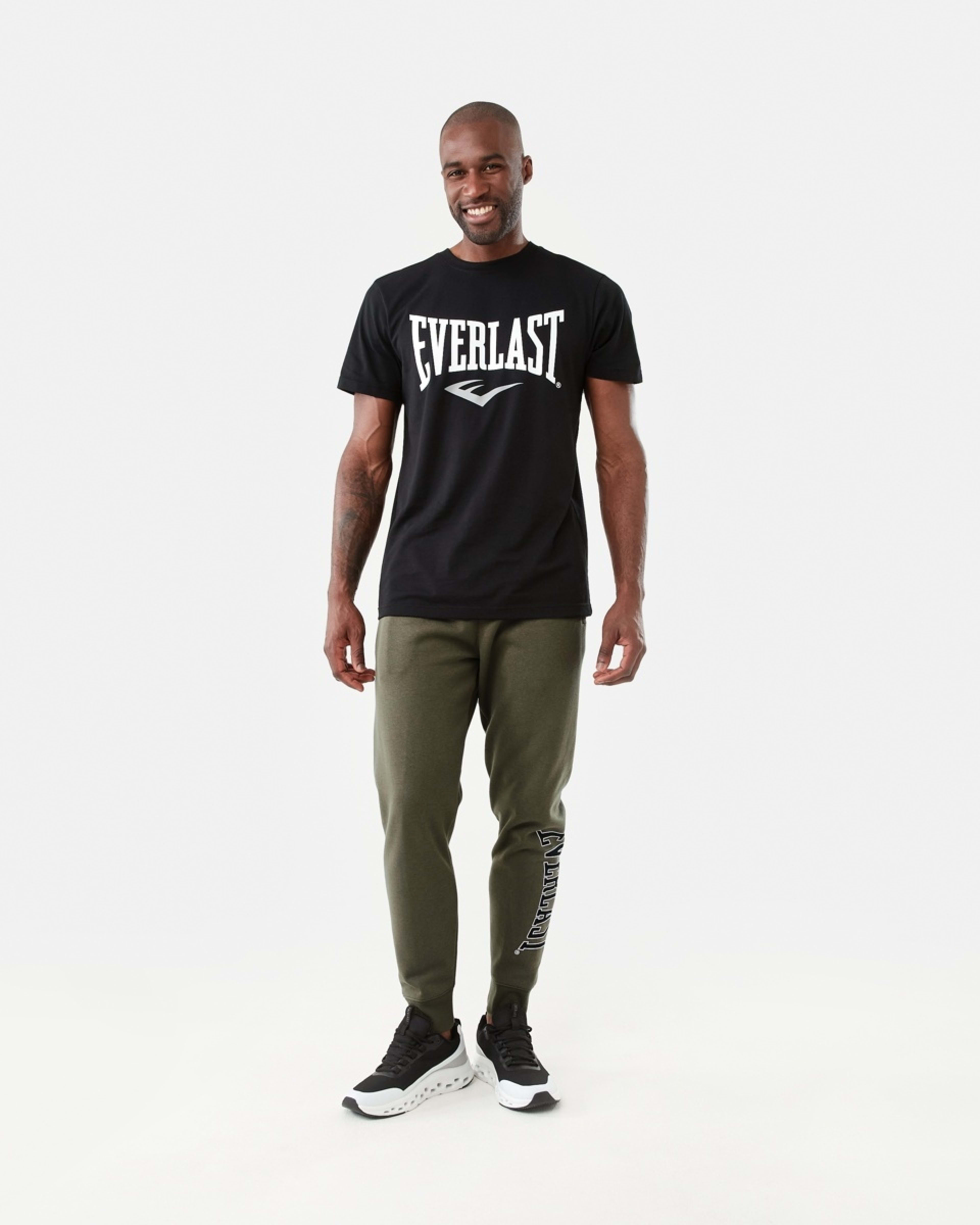 7 Everlast Mens Block Trackpants EVER KHAKI, 7 of 7