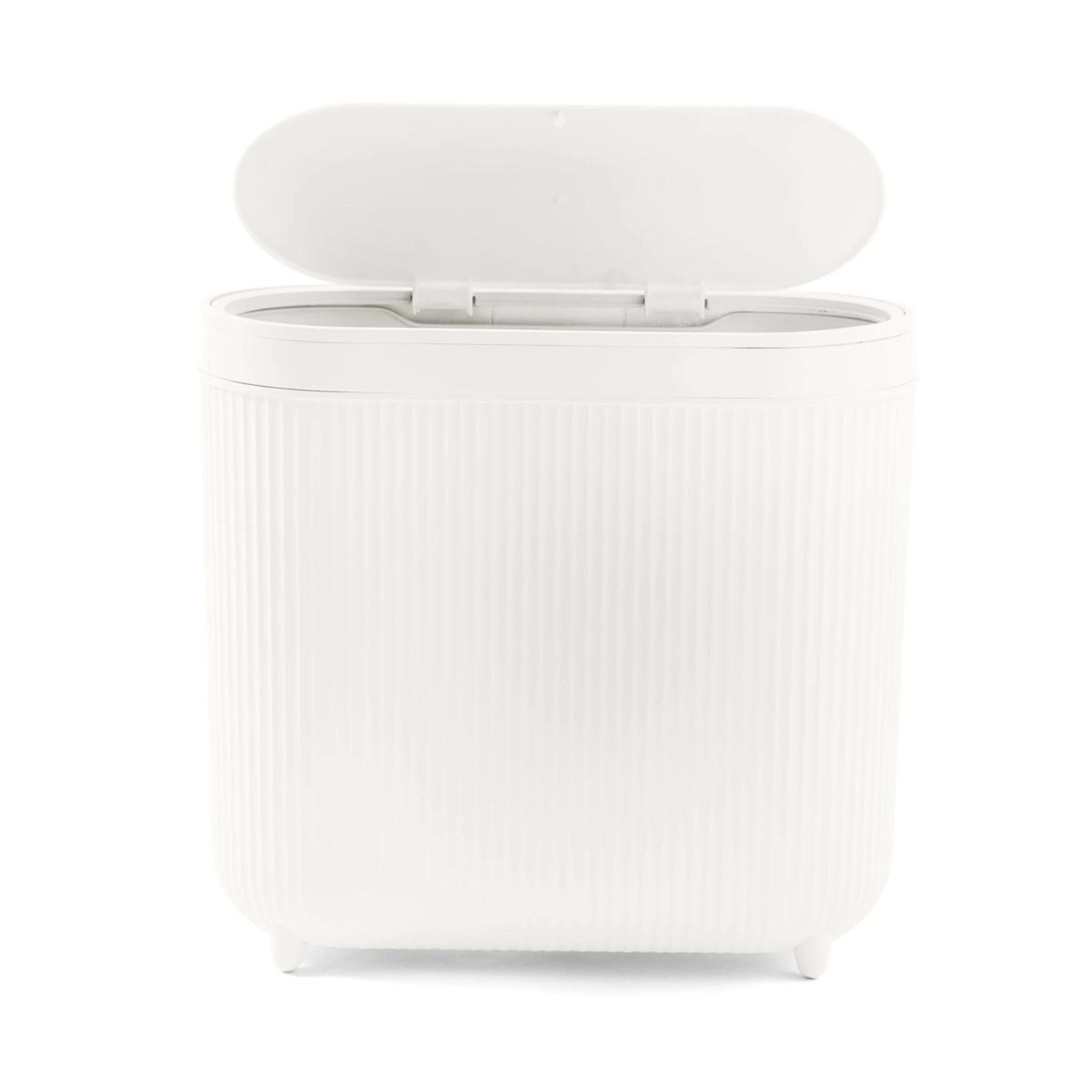 5 8L Push Top Bin - White, 5 of 10