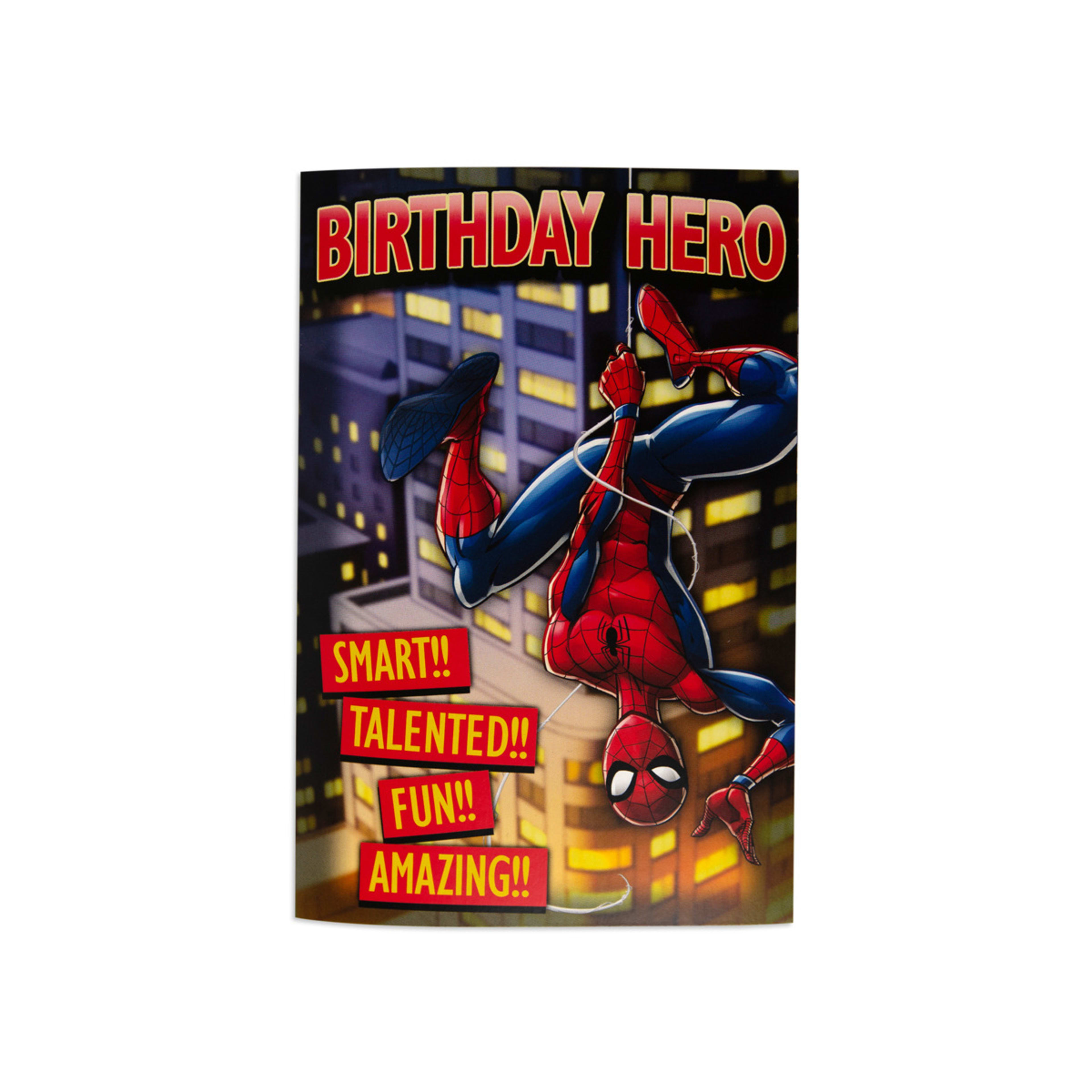 2 Hallmark Marvel Spider-Man Interactive Birthday Card - Birthday Hero, 2 of 4