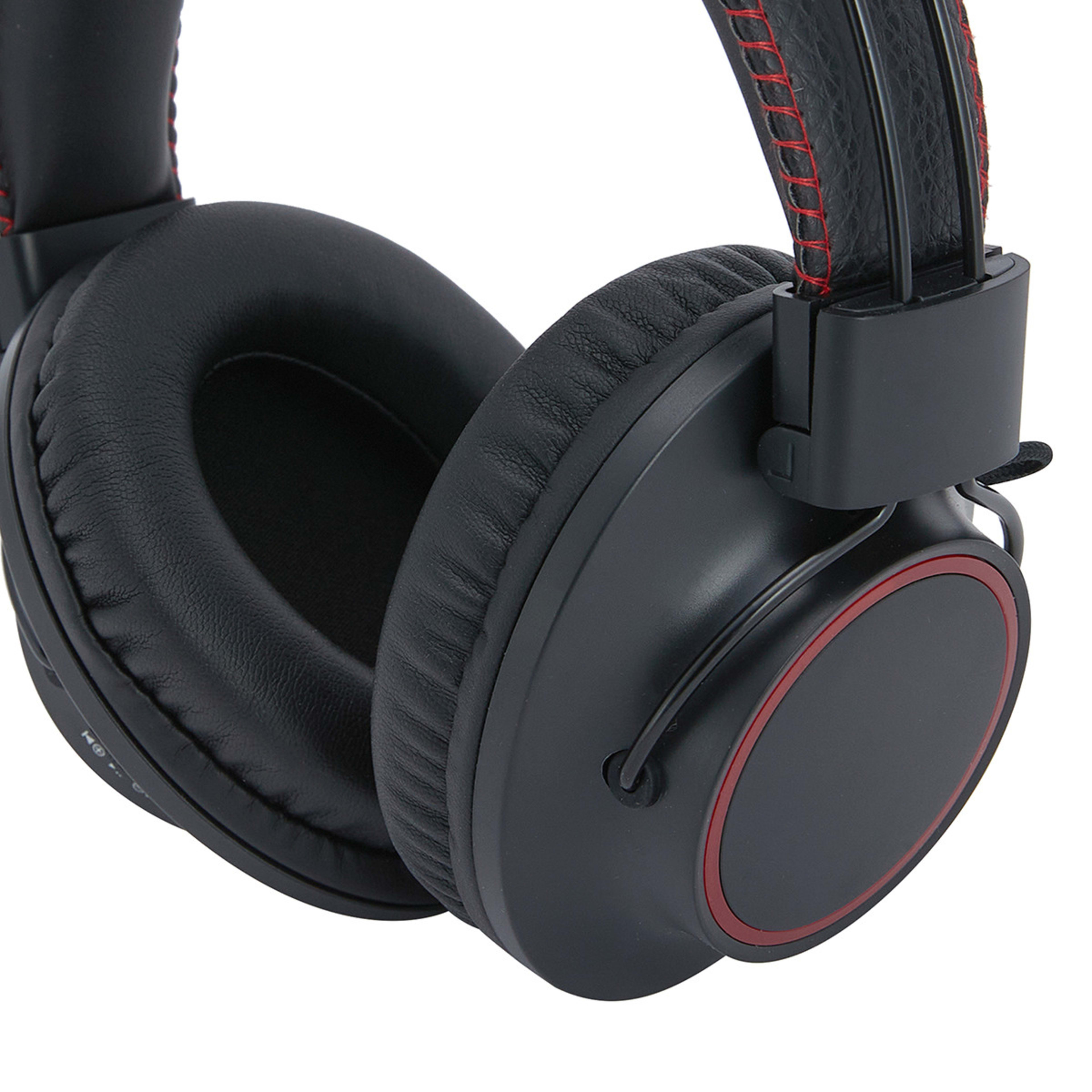 Bluetooth Oval DJ Headphones Black Kmart