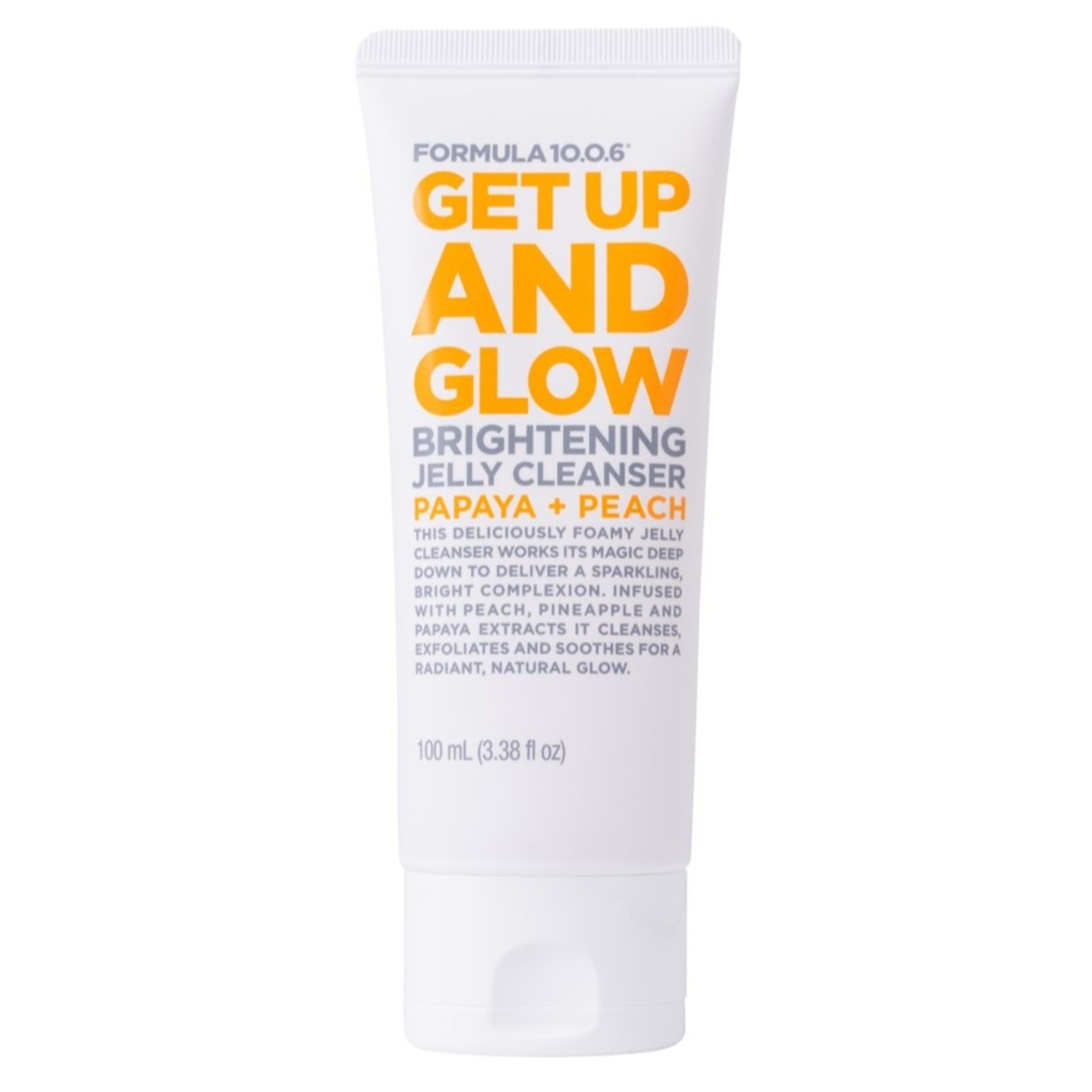 1 Formula 10.0.6 Get Up And Glow Brightening Jelly Cleanser 100ml - Papaya and Peach