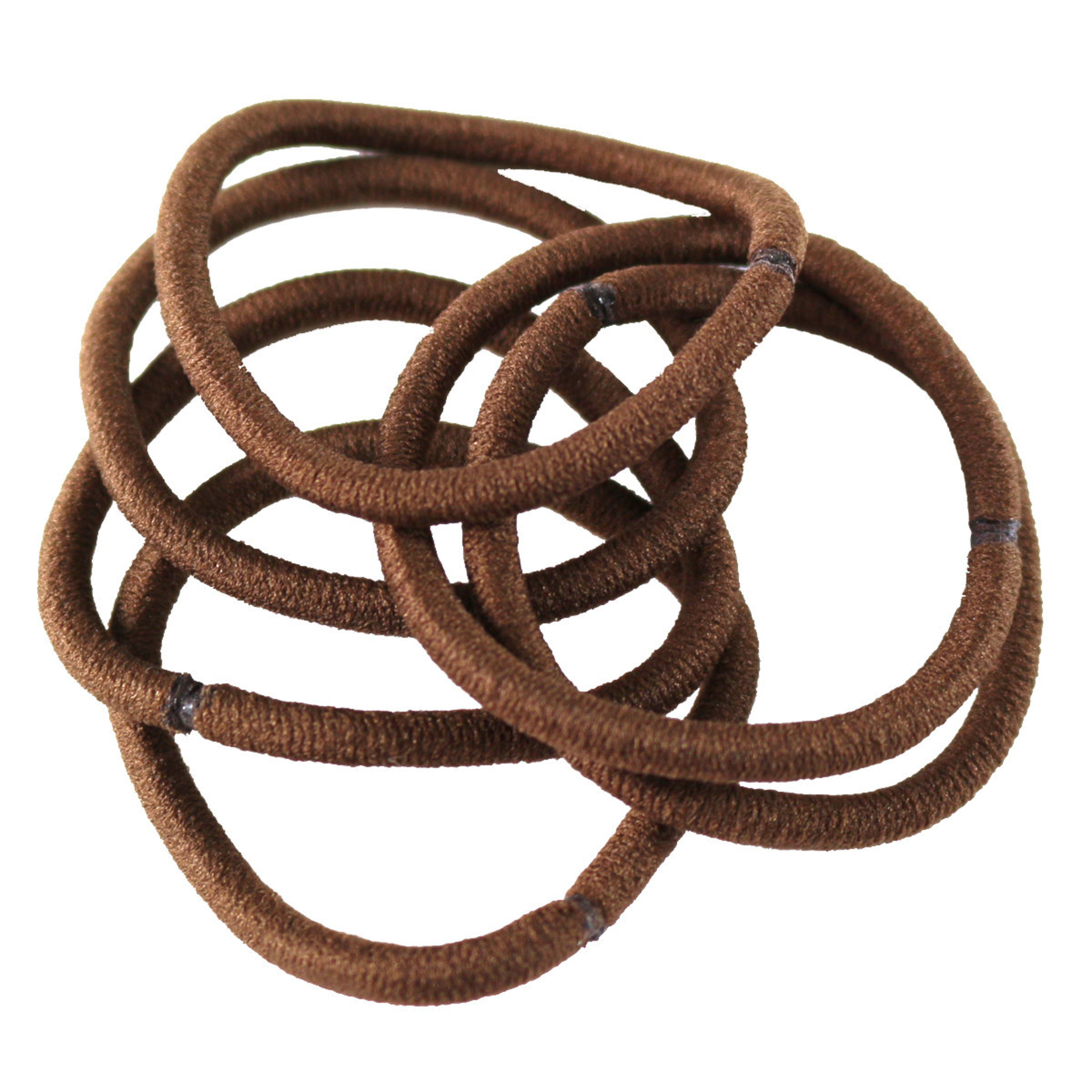 1 10 Pack Brown Thick Snagless Elastics