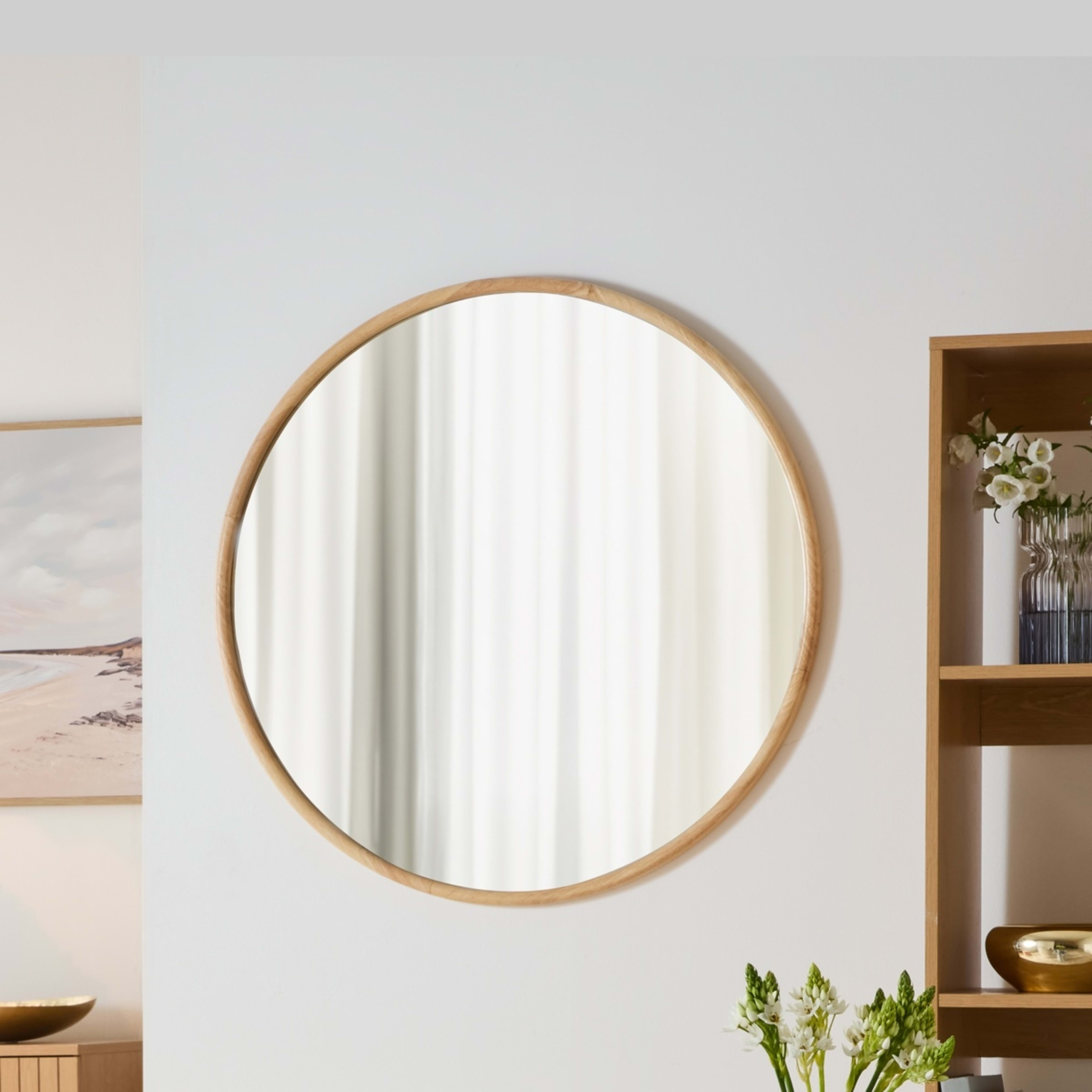 7 Wooden Framed Mirror, 7 of 8