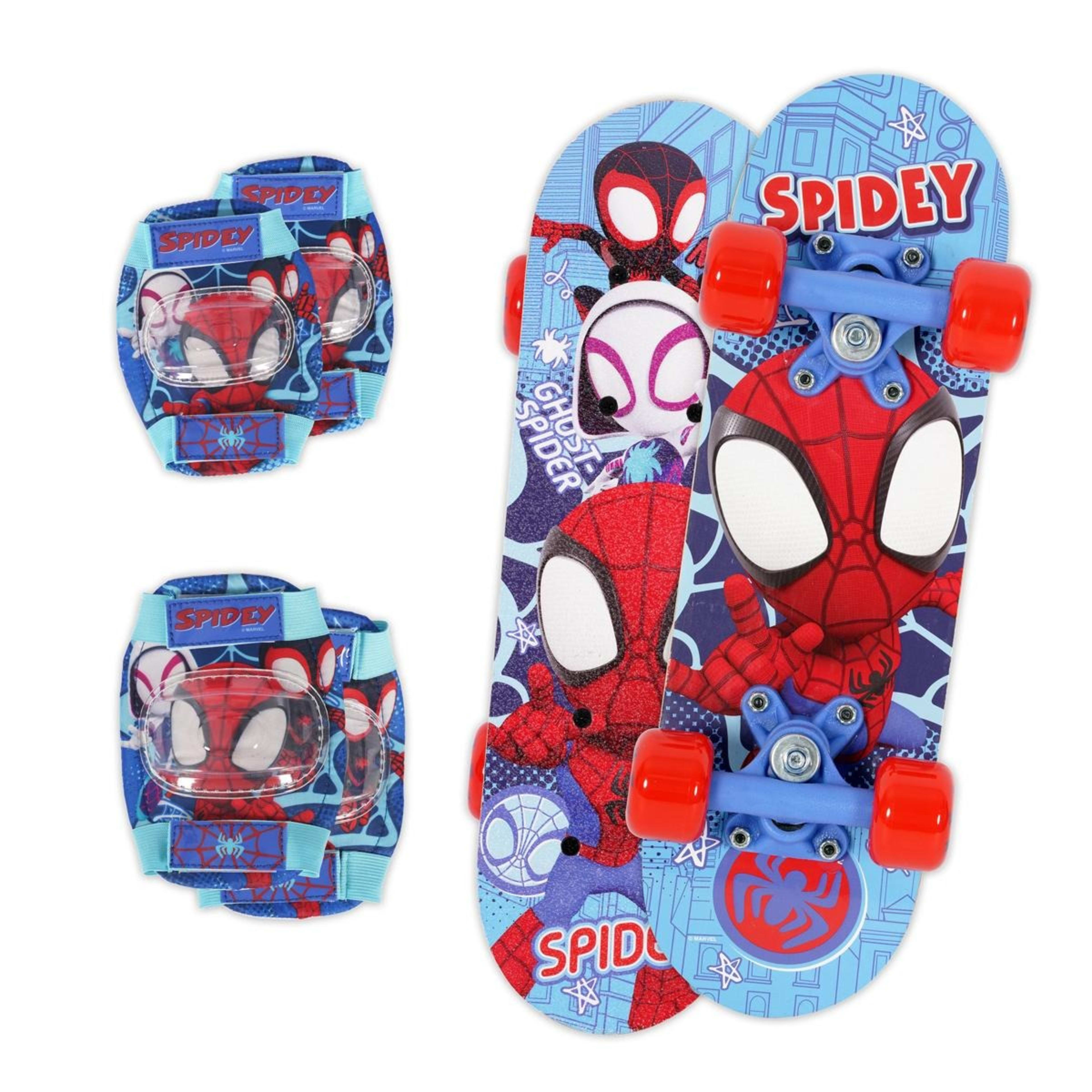 1 Disney Junior Marvel Spidey and his Amazing Friends Skateboard Combo Set