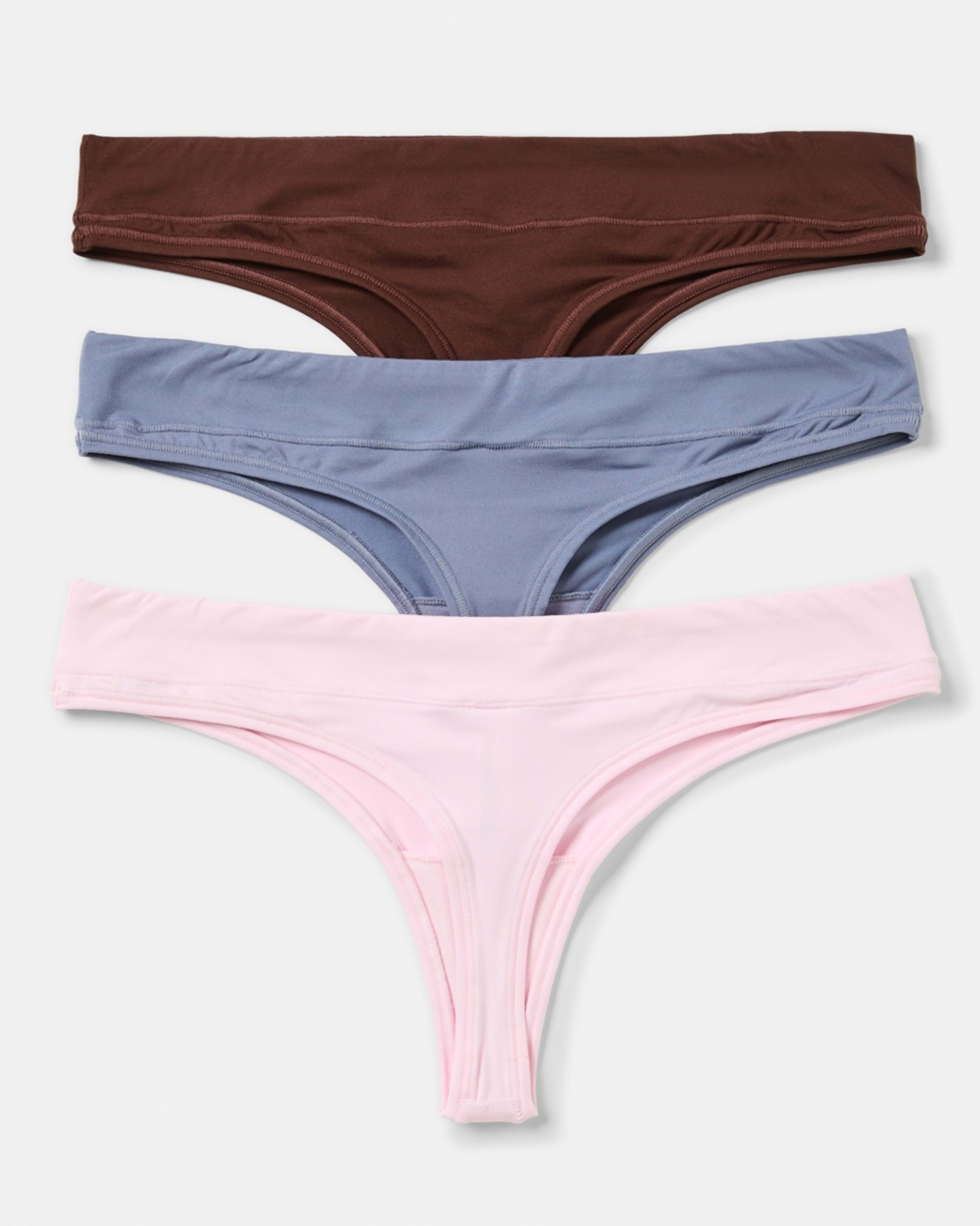 2 3 Pack Marla G-string Briefs BALLERINA, STEEL GREY, CHOCOLATE FUDGE, 2 of 8
