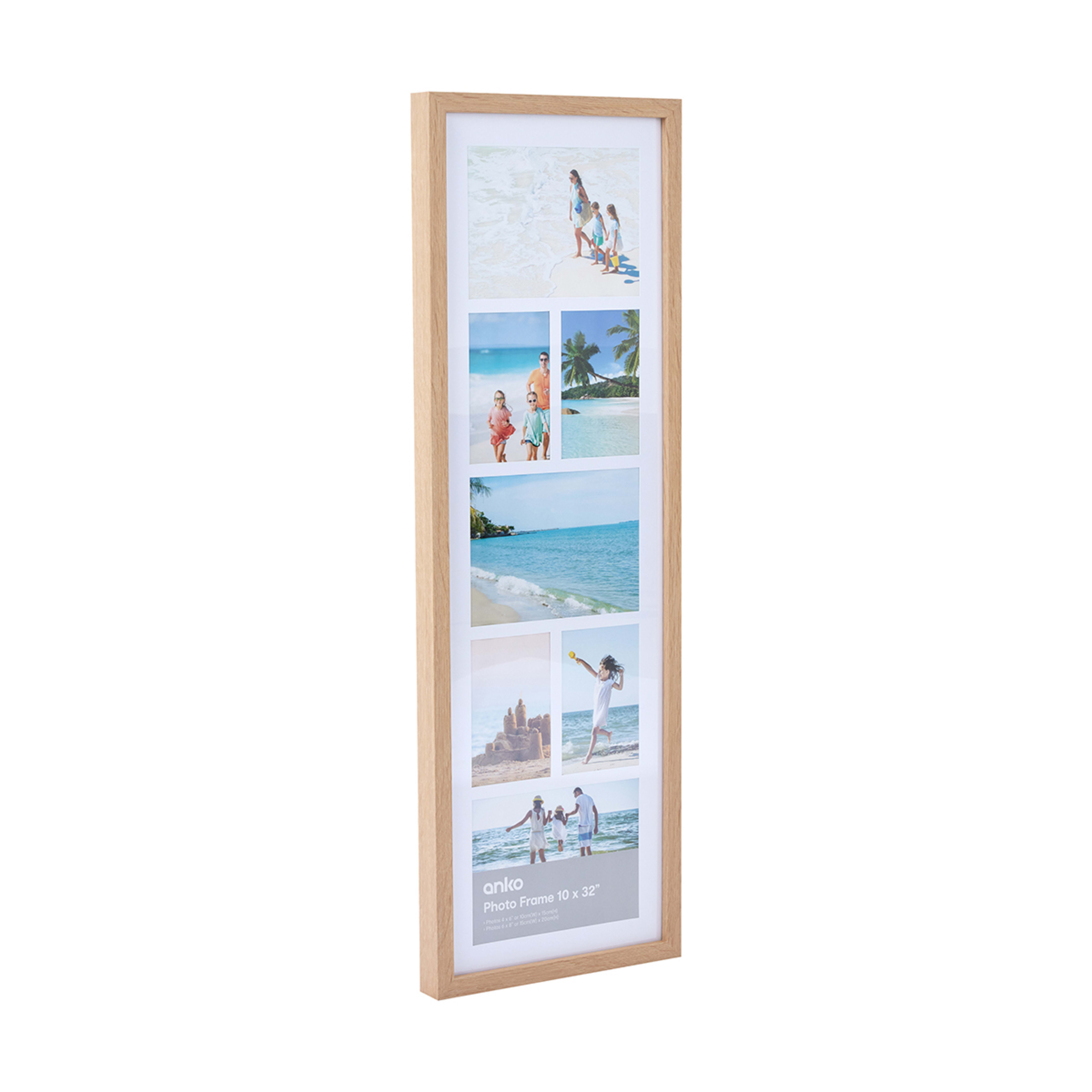 Eden Collage Frame 10in. x 32in. Oak Look Kmart