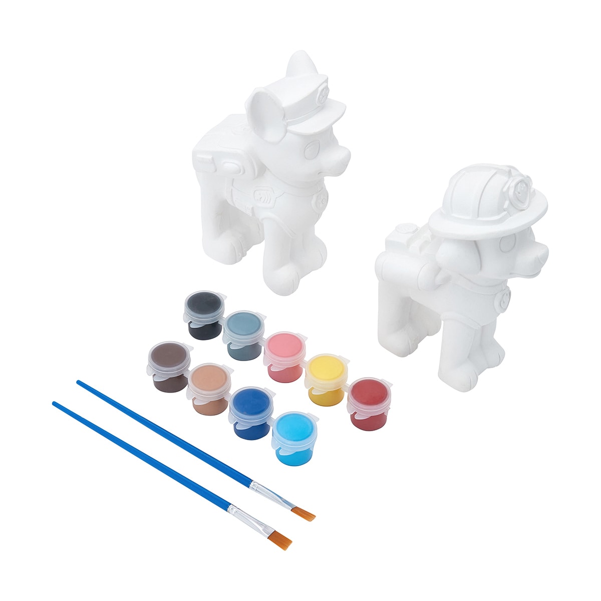 Nickelodeon PAW Patrol Paint Your Own Chase and Marshall Set Kmart