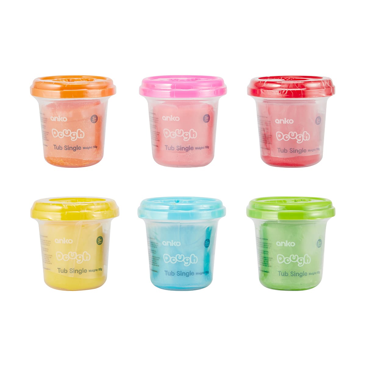 Single Dough Tub Assorted Kmart