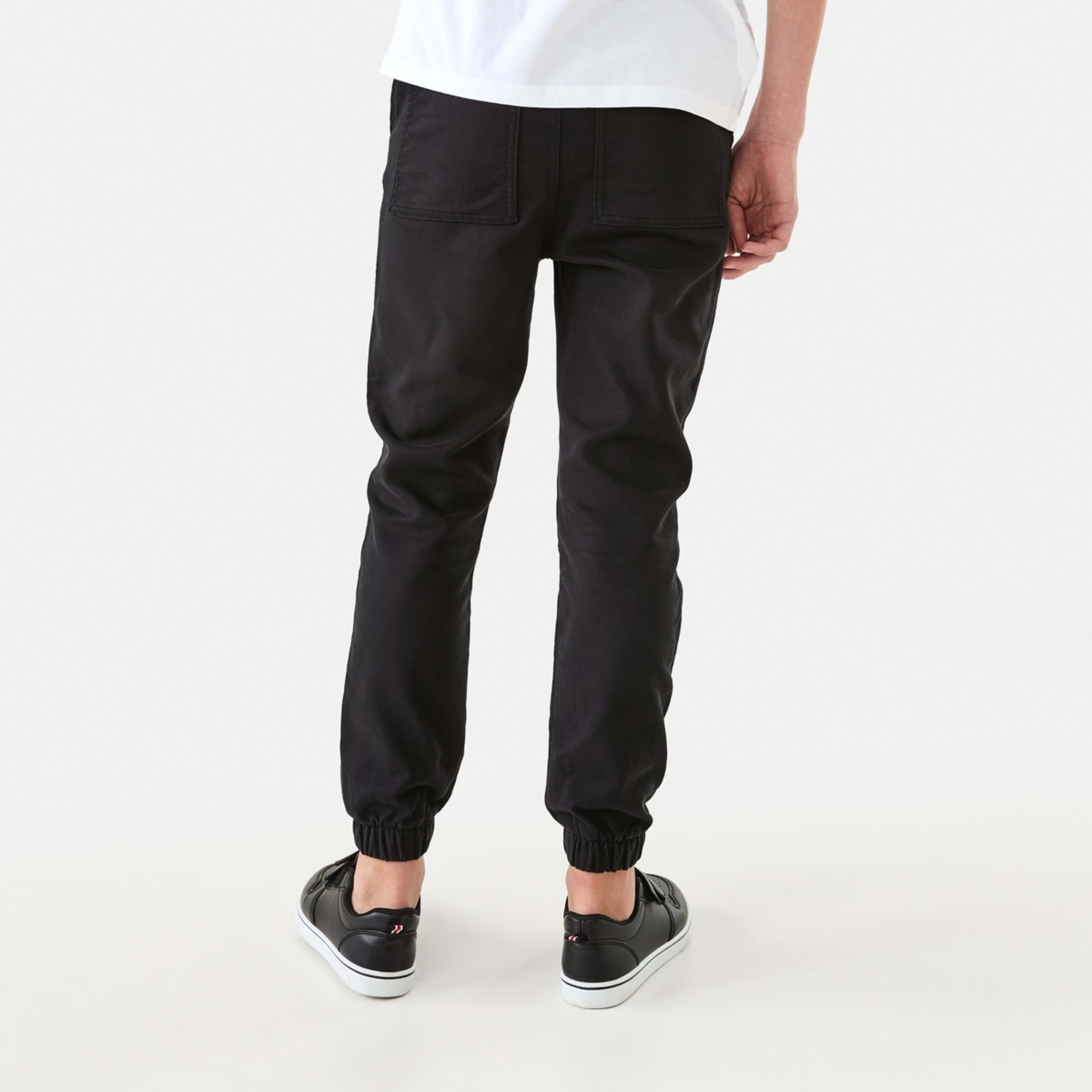 2 Bow Leg Joggers Black, 2 of 8