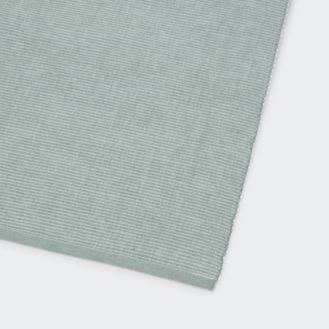 Sage Green Ribbed Table Runner Kmart