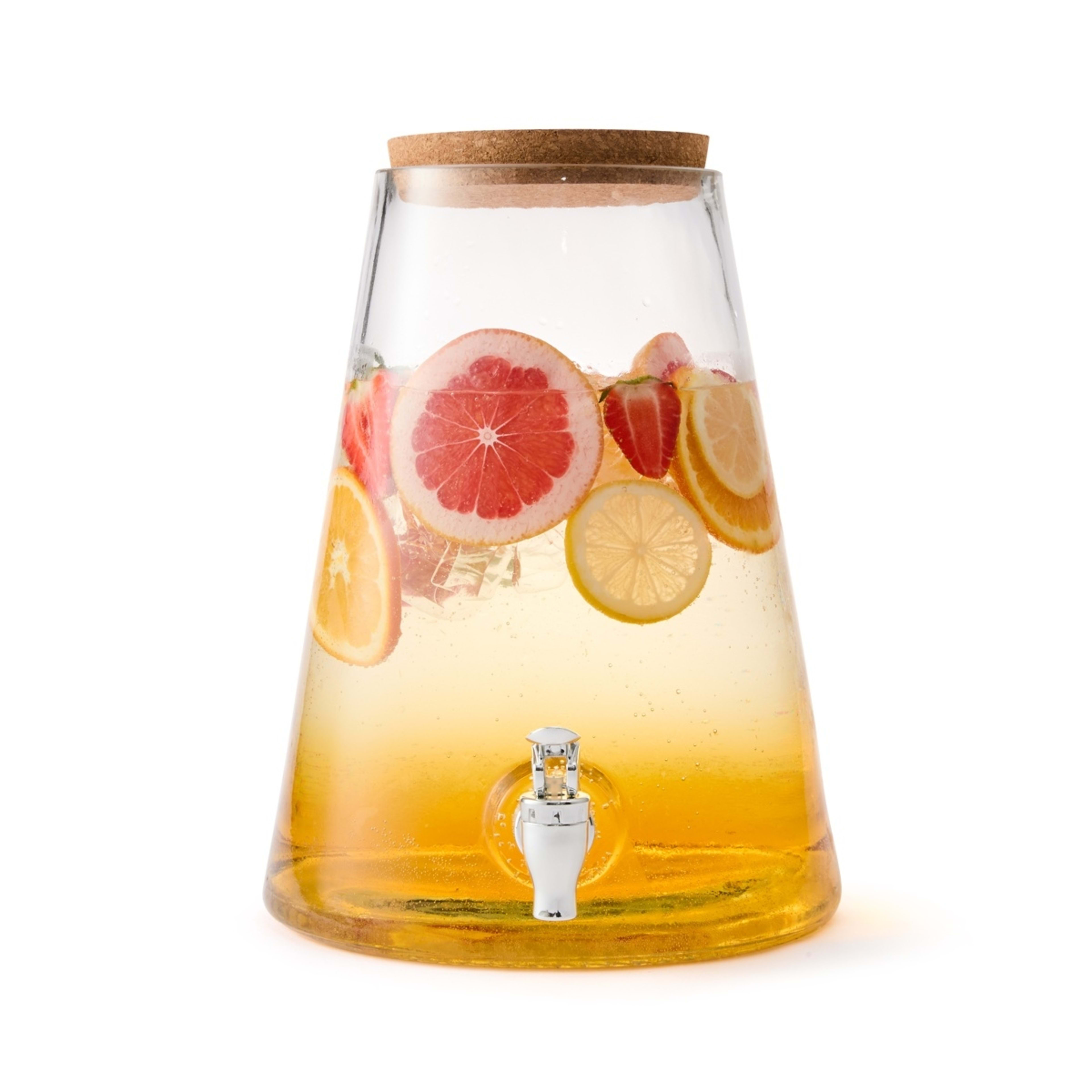 1 6L Glass Drink Dispenser with Cork Lid, 1 of 10