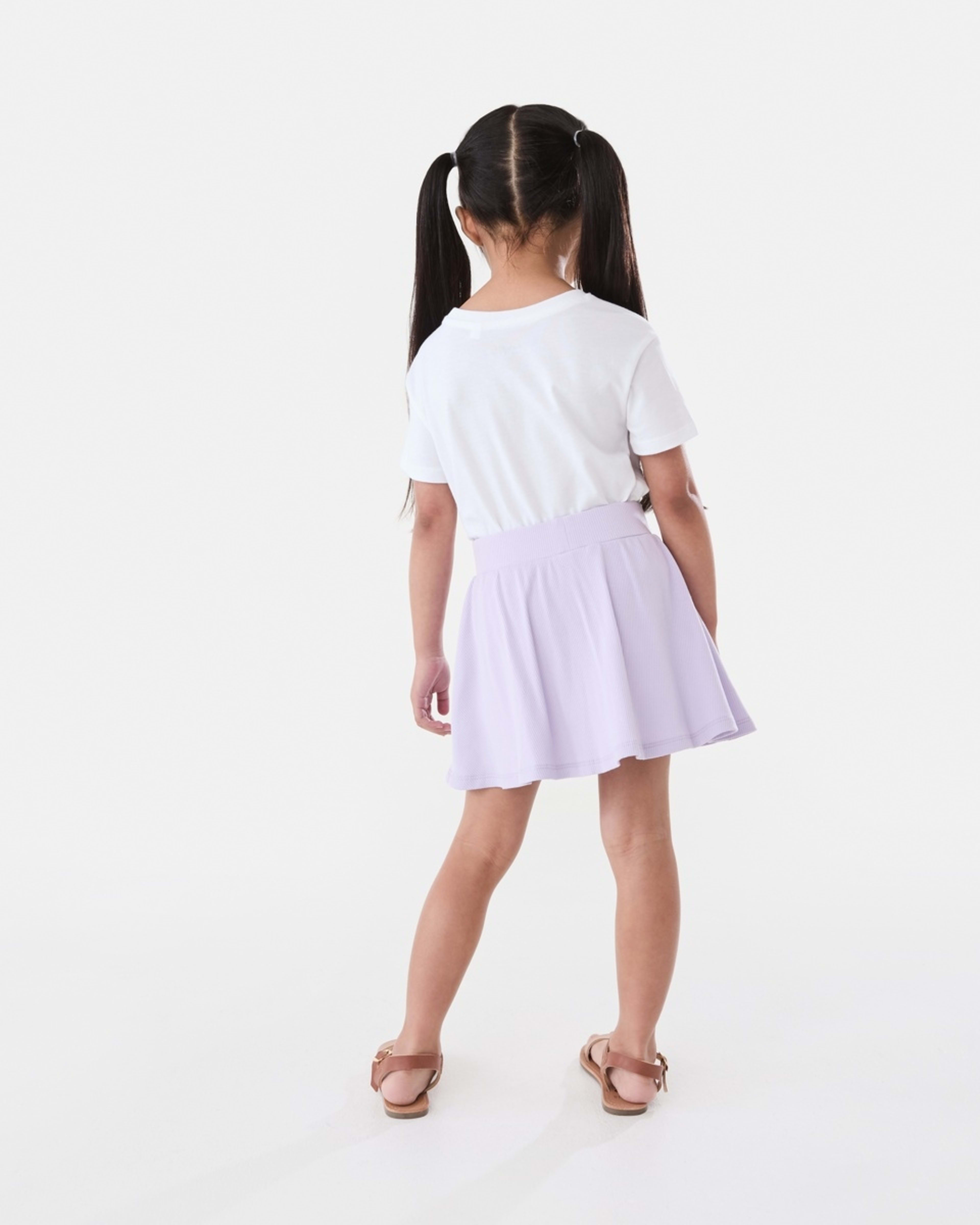 6 Rib Skort Pst Purple, 6 of 8