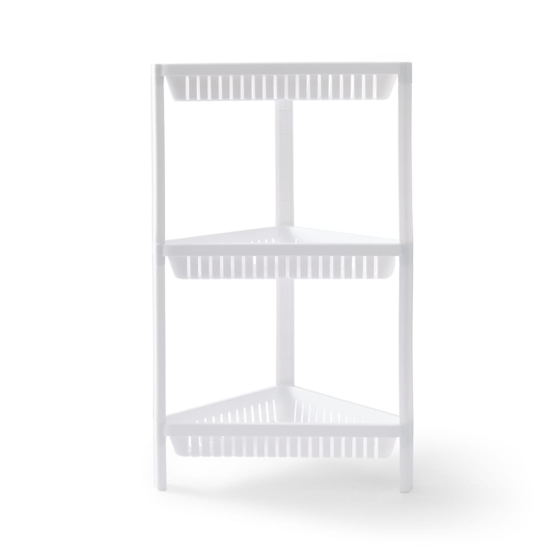 3 Tier Plastic Corner Shelf Kmart