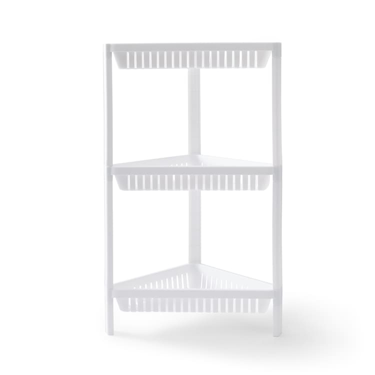 3 Tier Plastic Corner Shelf Kmart