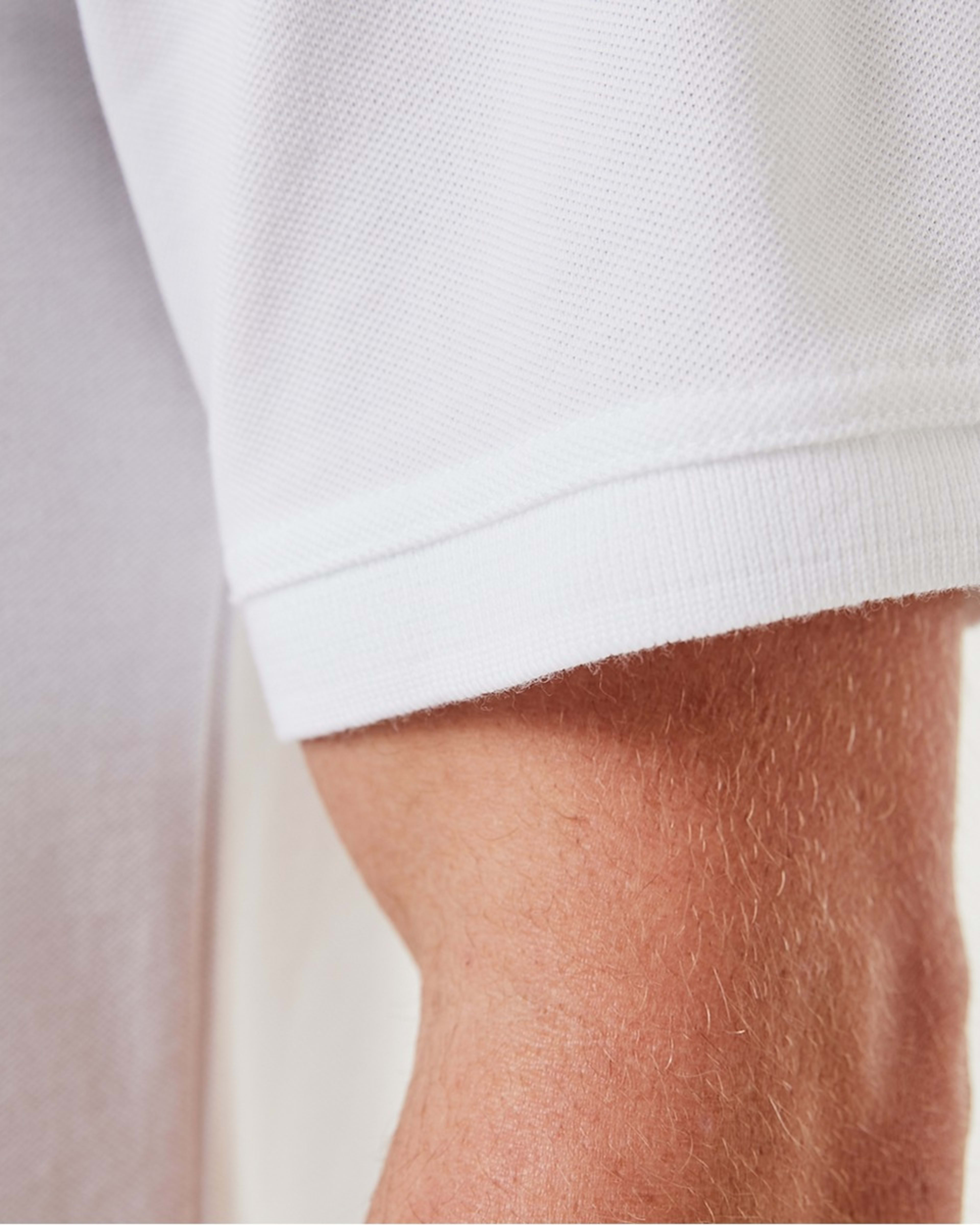 8 Basic Pique Polo WHITE, 8 of 8