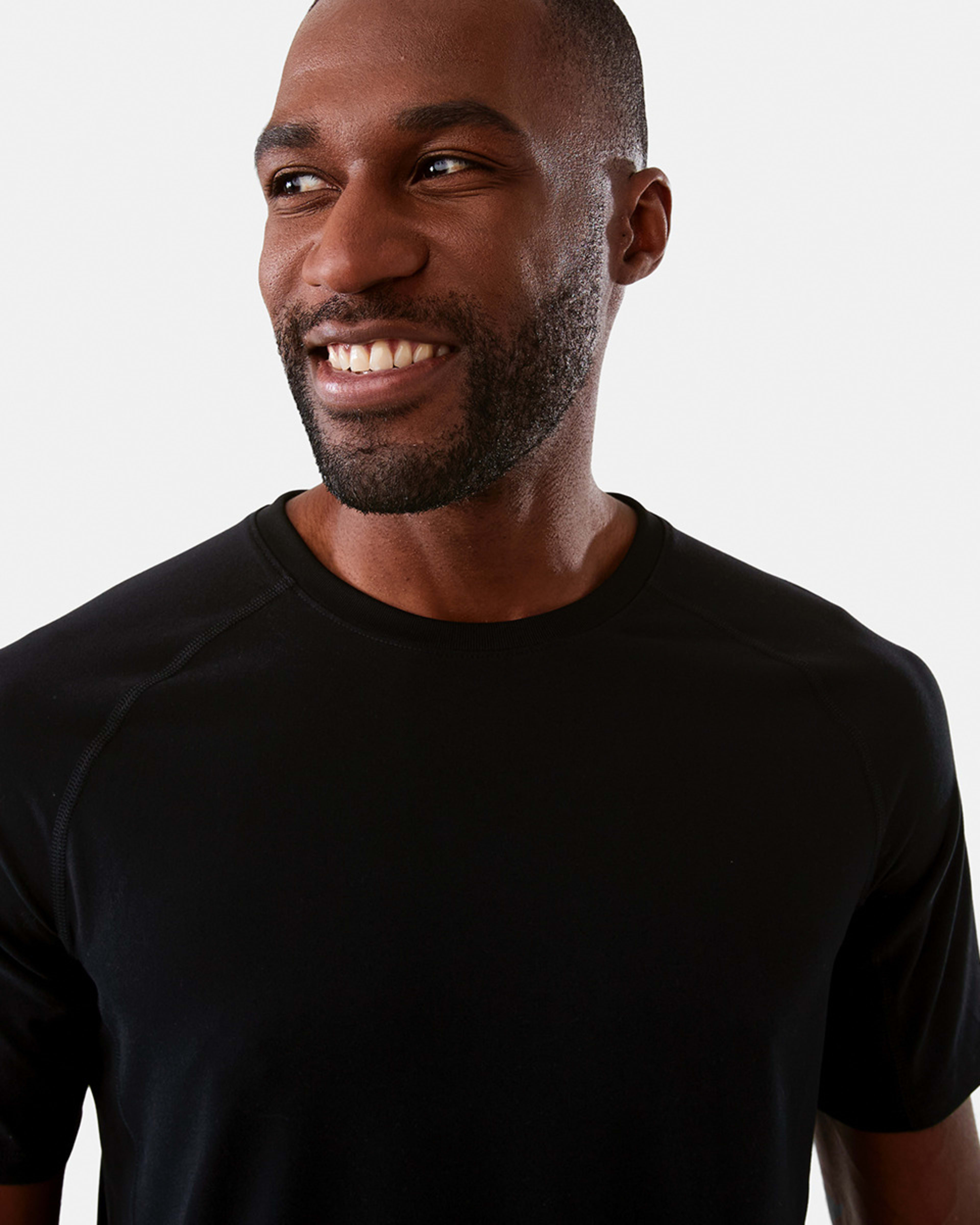 4 Active Mens Soft Touch T-shirt Black, 4 of 6