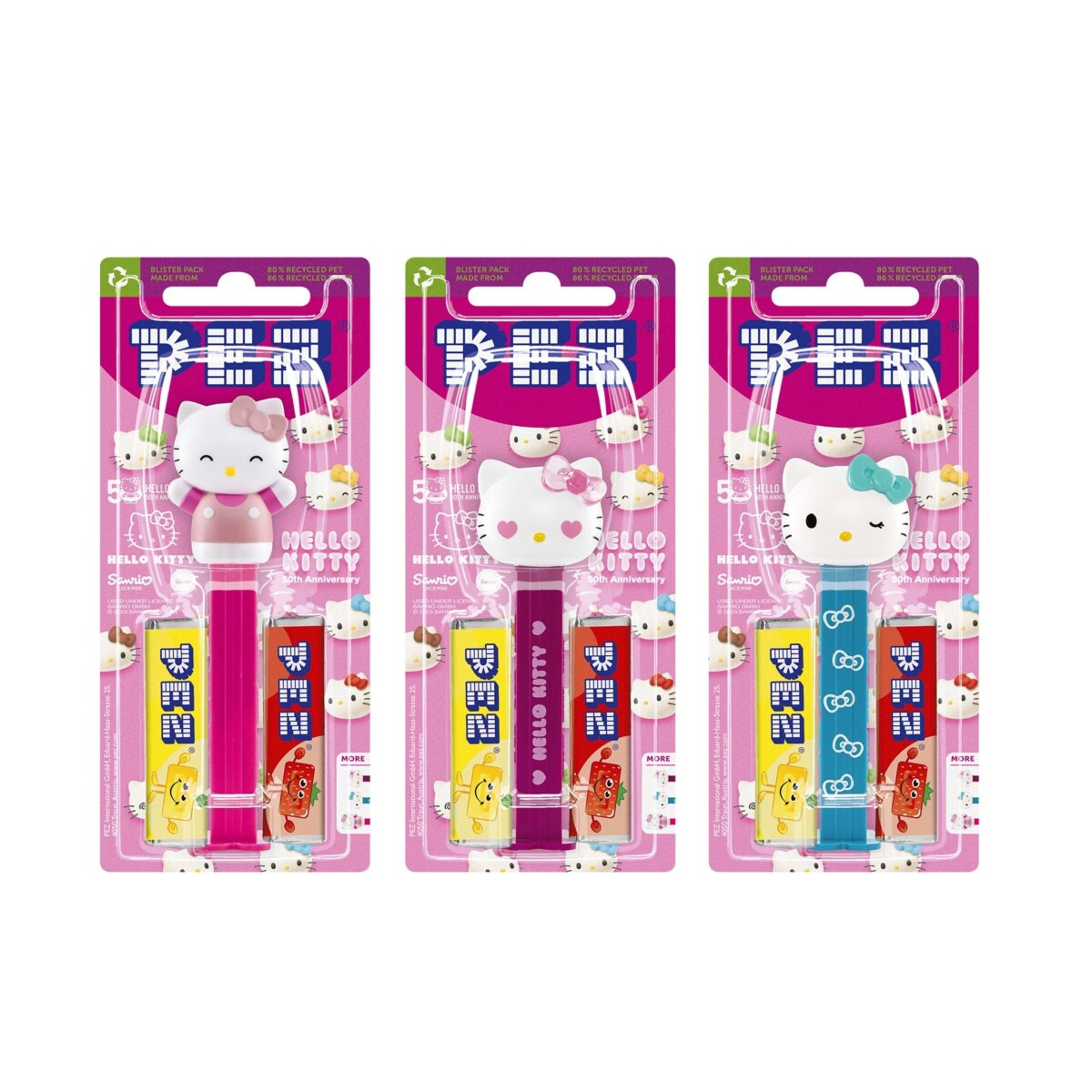 1 Hello Kitty PEZ Dispenser Blister Pack 17g - Assorted