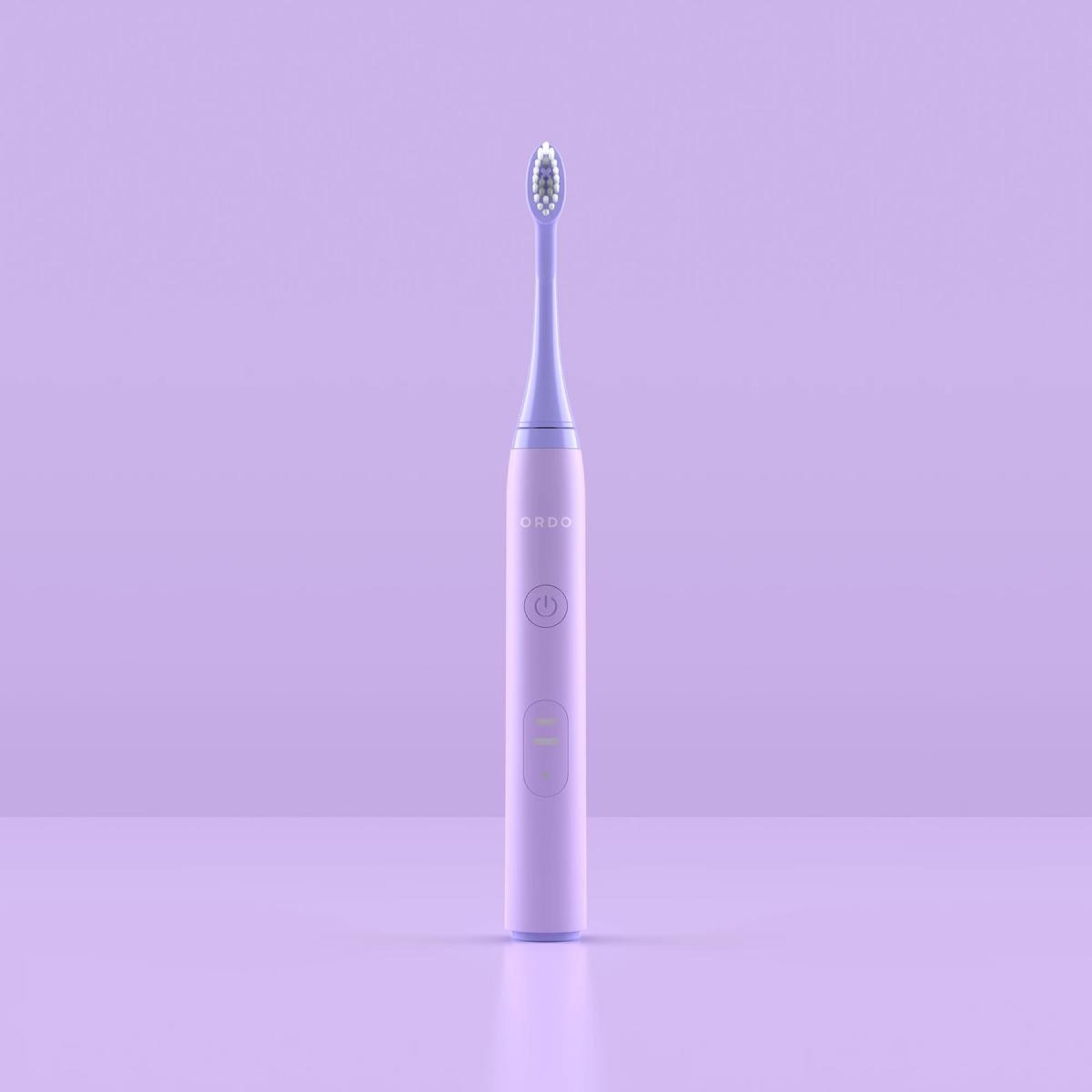 6 Ordo Sonic Lite Charging Electric Toothbrush and 2 Pack Sonic Brush Heads - Lavender, 6 of 8