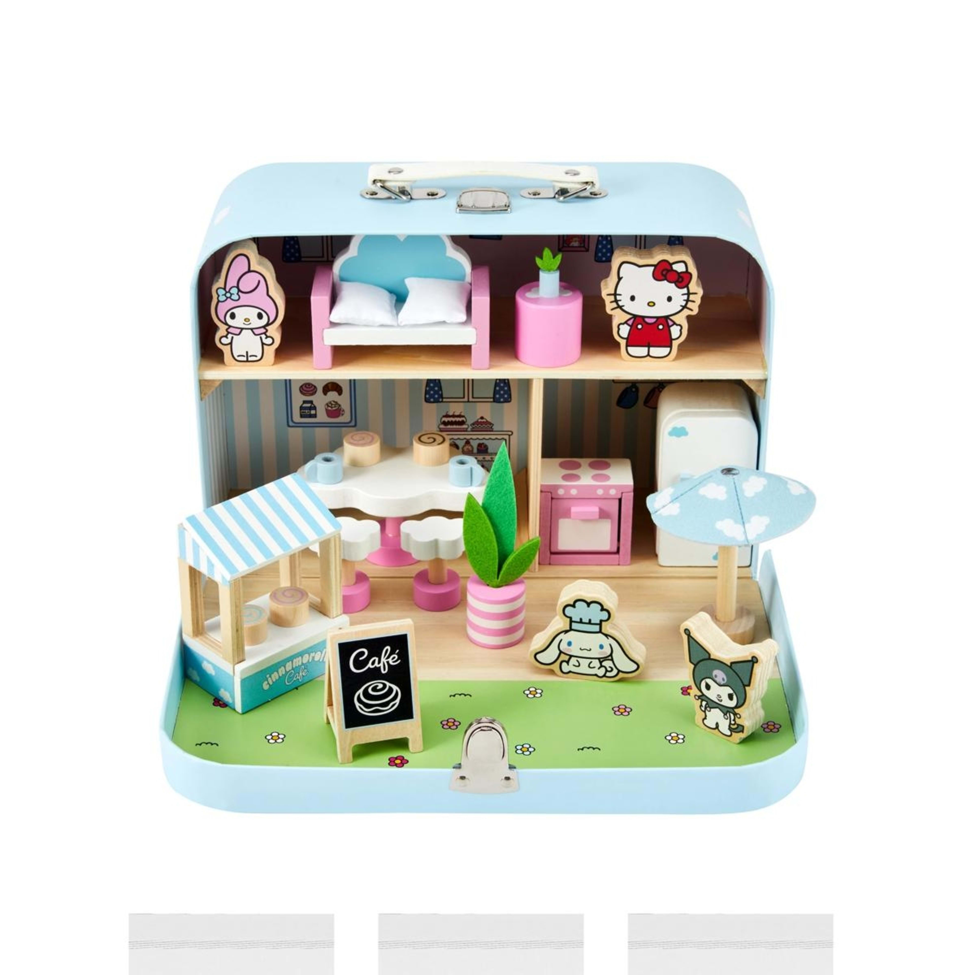 1 Hello Kitty and Friends Suitcase Dollhouse, 1 of 8