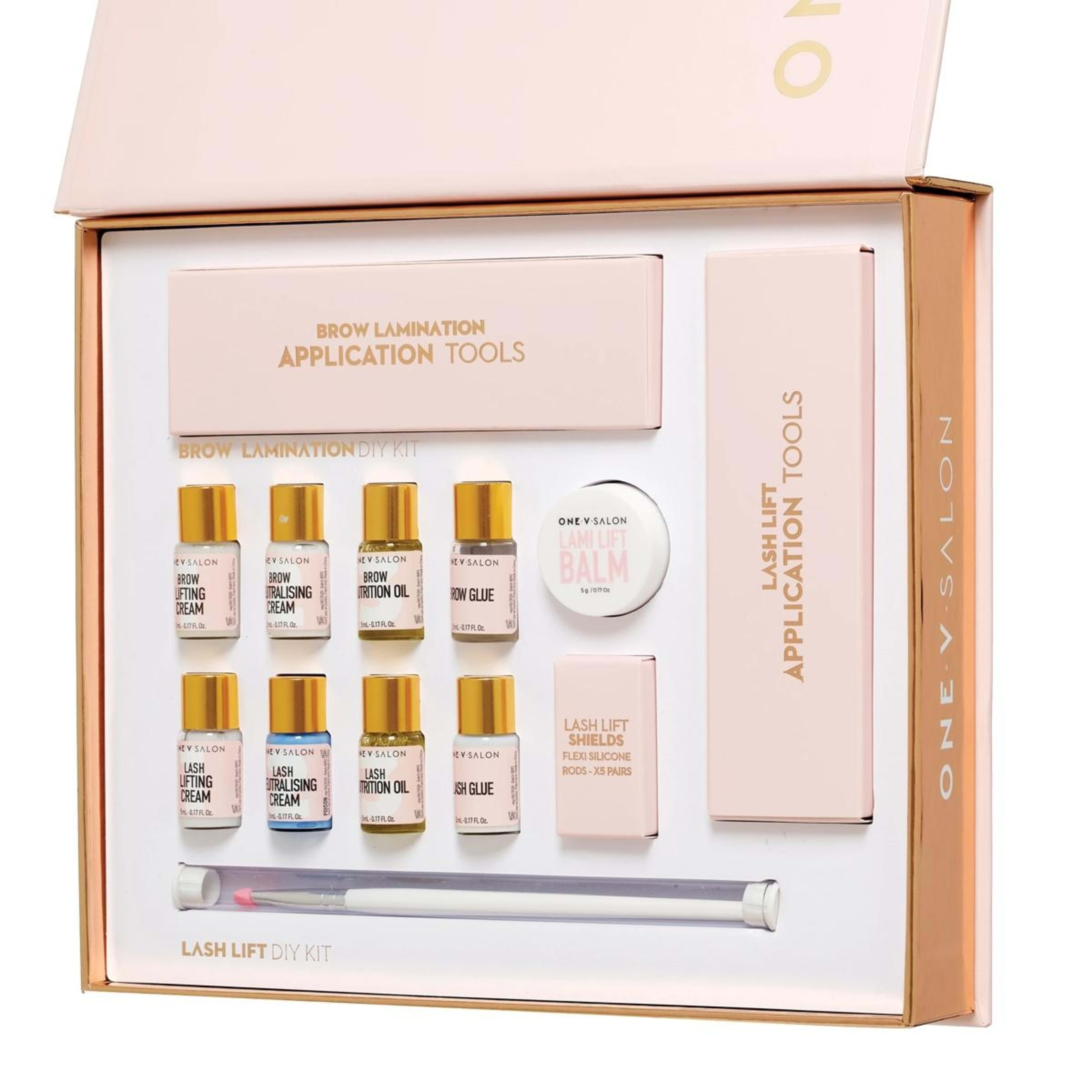 2 One V Salon Brow Lamination and Lash Lift DIY Kit, 2 of 5