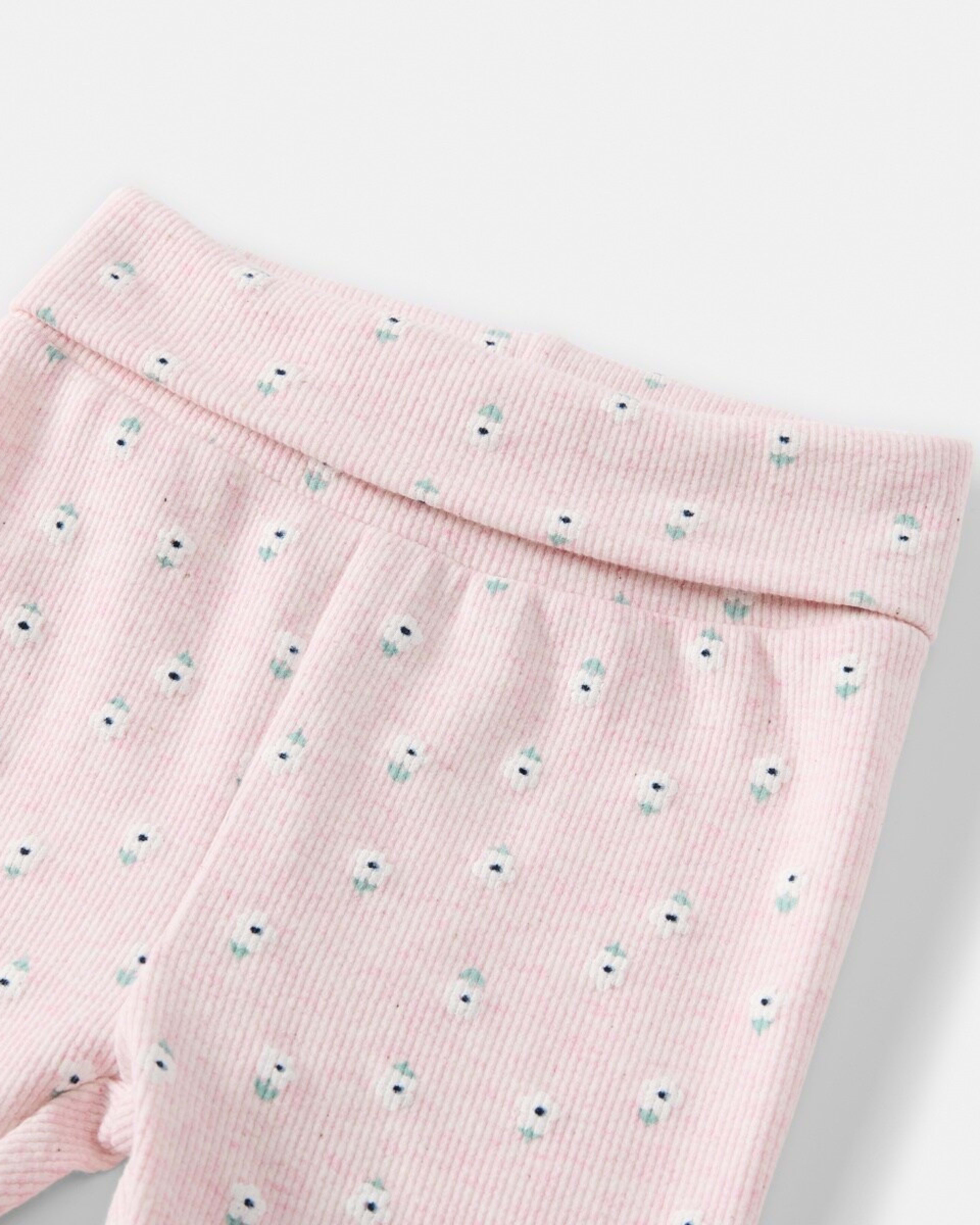 6 Grow With Me Rib Set Pink Floral Set, 6 of 6