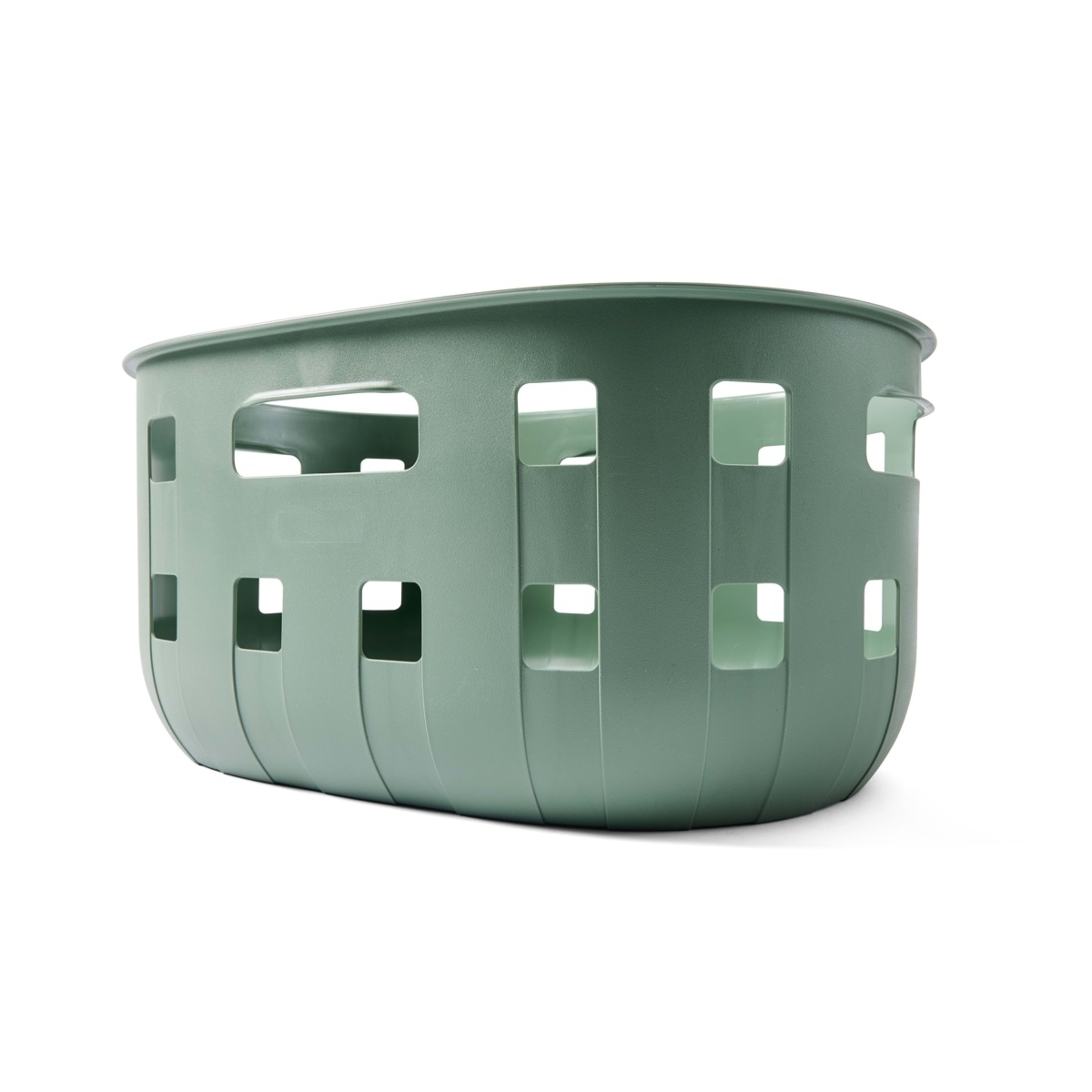 1 50L Trellis Laundry Basket - Green