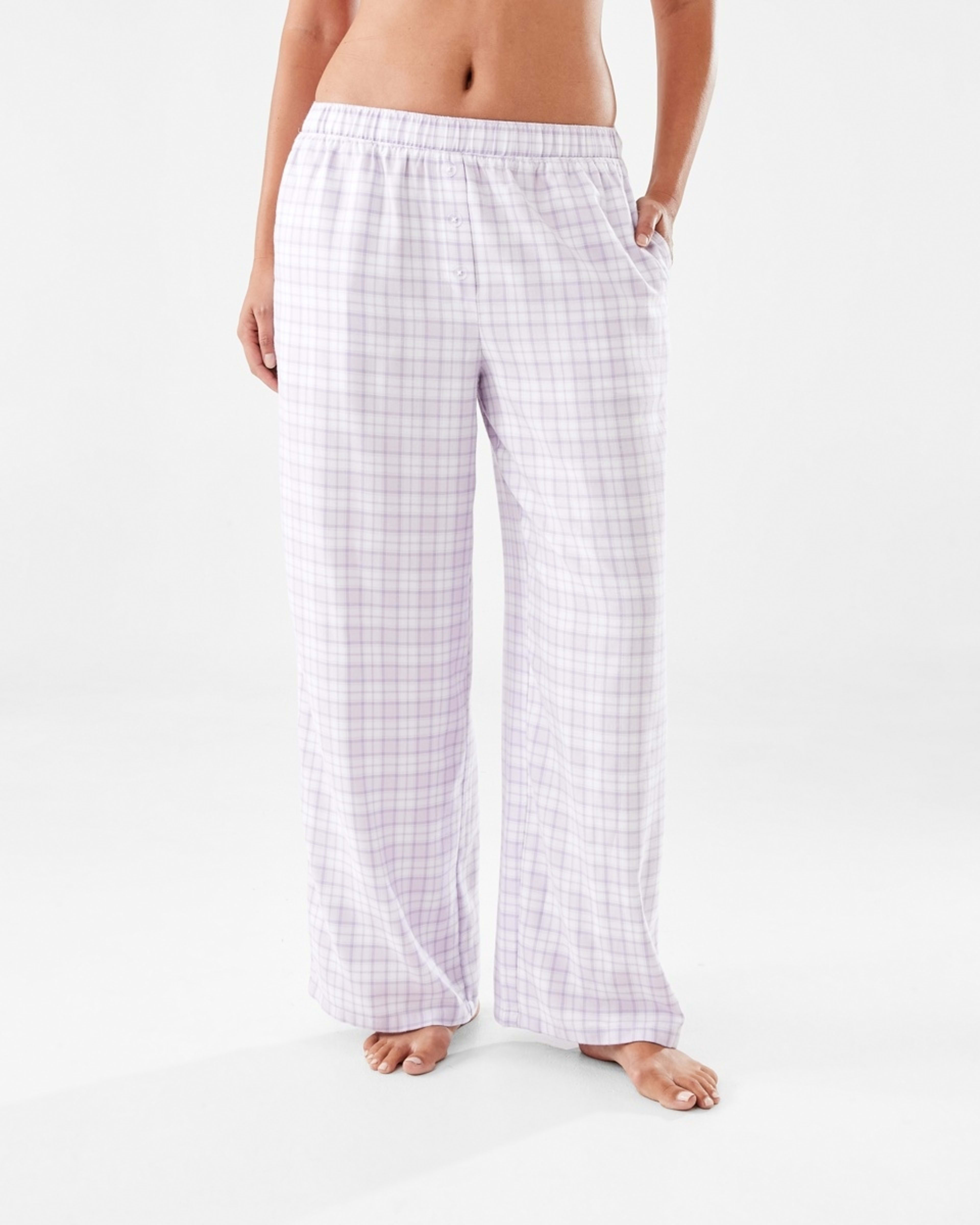 1 Boyfriend Flannel Pants Mini Chk L, 1 of 6
