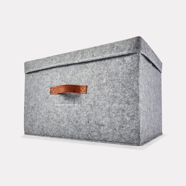 Extra Large Grey Felt Box