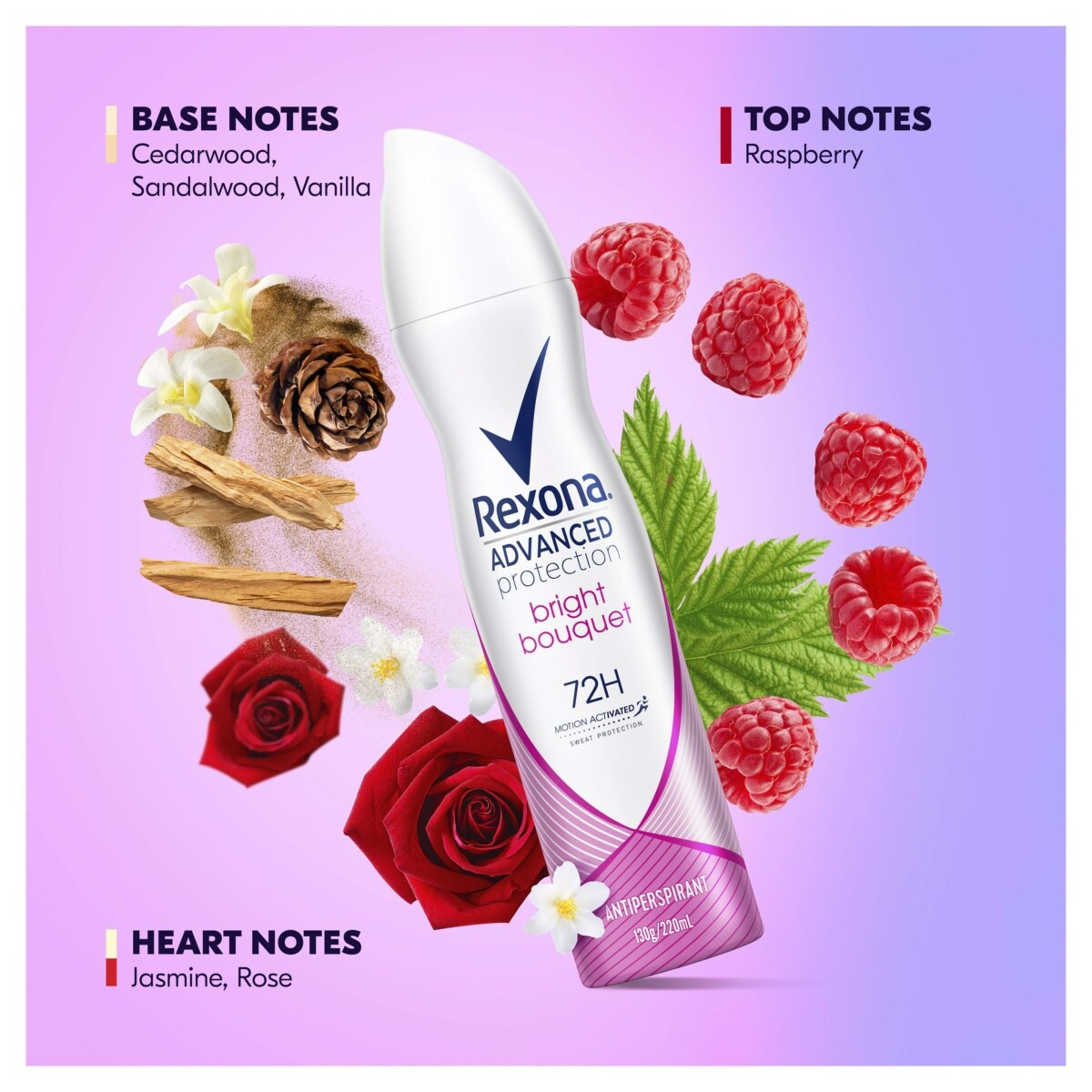 8 Rexona Advanced Protection Bright Bouquet Antiperspirant 220ml, 8 of 10