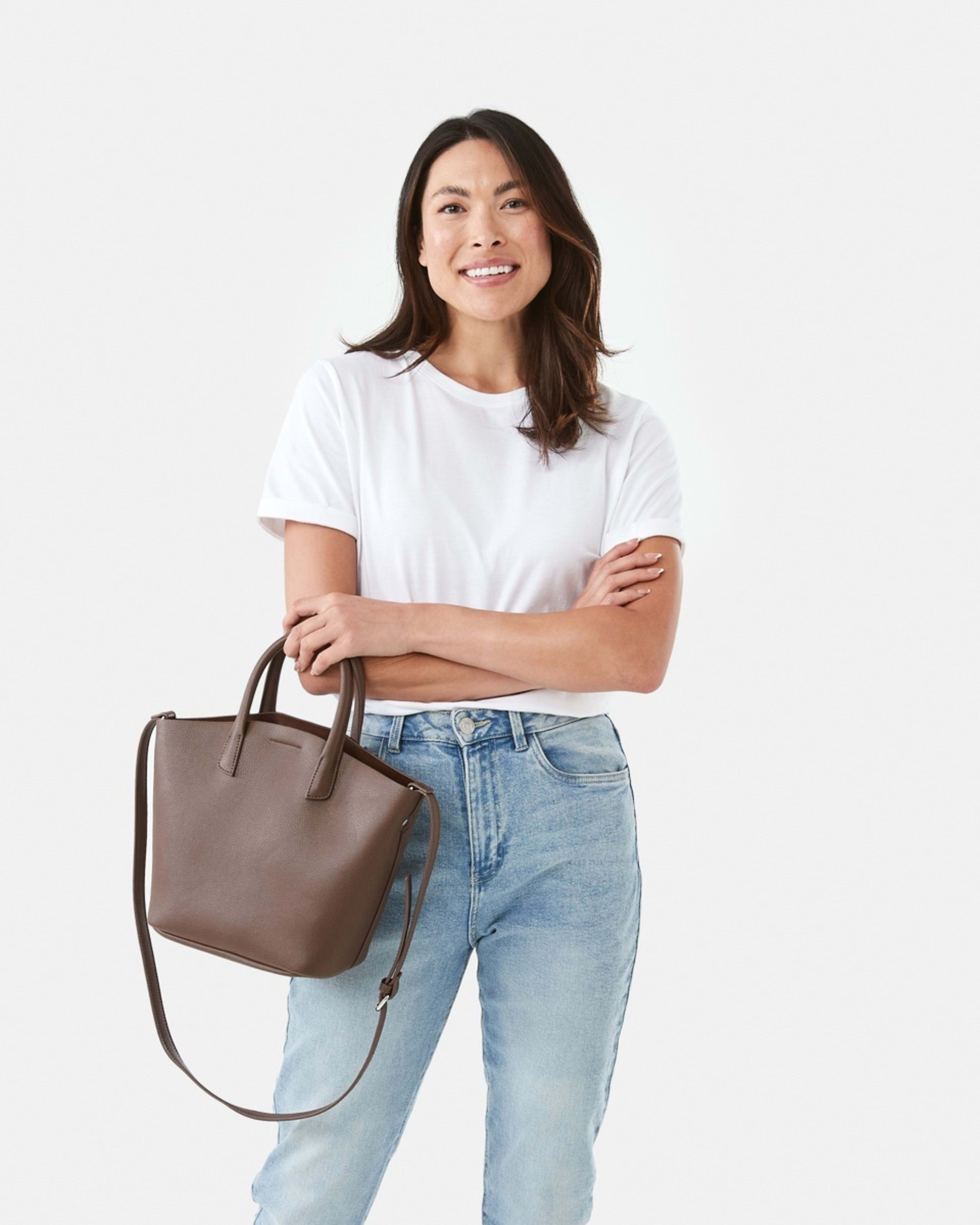 4 Tote Bag Mocha Brwn, 4 of 5