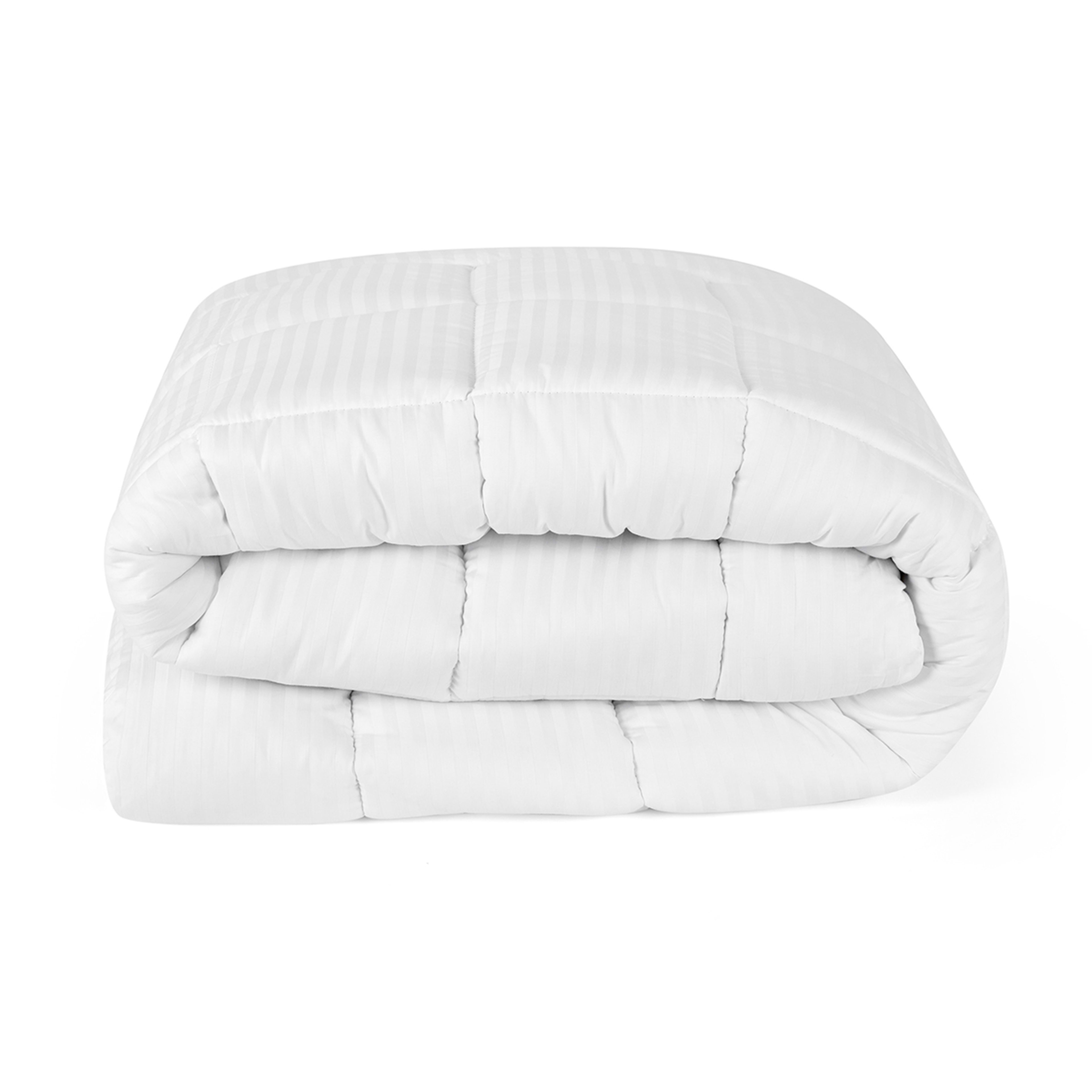 2 High Loft Mattress Topper - Queen Bed, White, 2 of 5