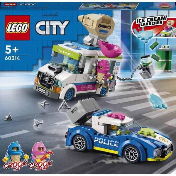 LEGO City Police Ice Cream Truck Police Chase 60314 - Kmart