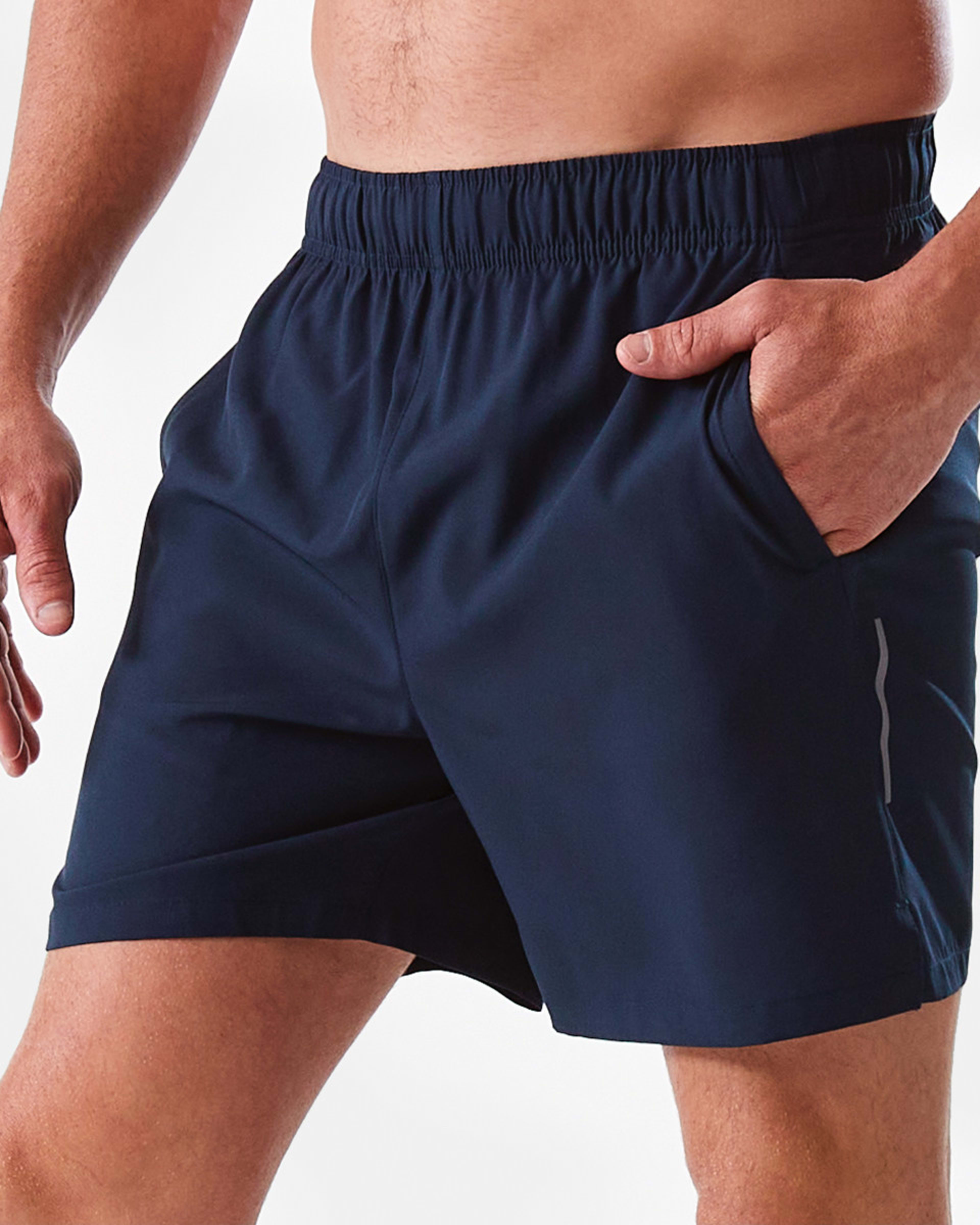 2 Active Mens Woven Stretch Shorts NAVY CORE, 2 of 7