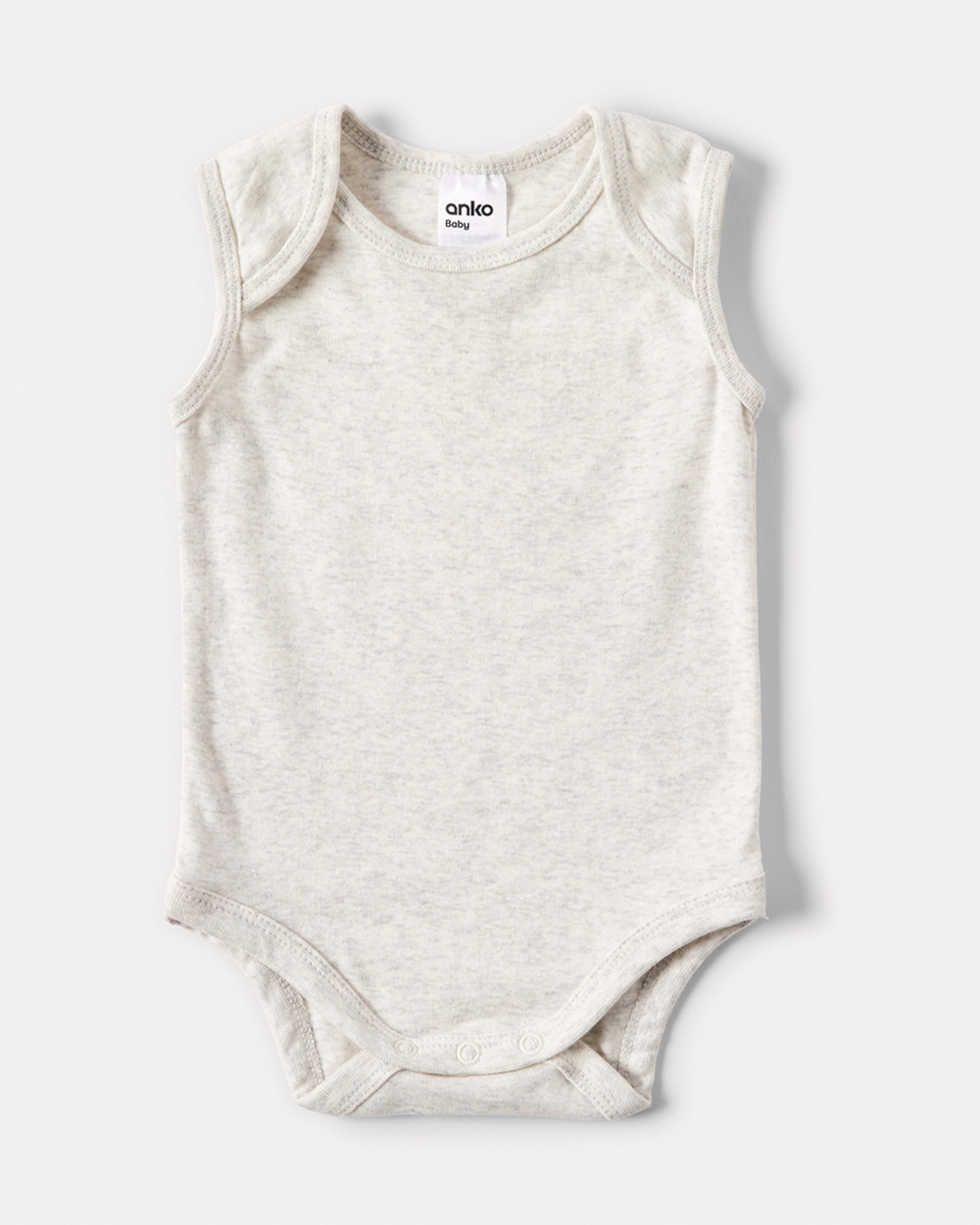 6 5 Pack Sleeveless Bodysuits New Pink, 6 of 8
