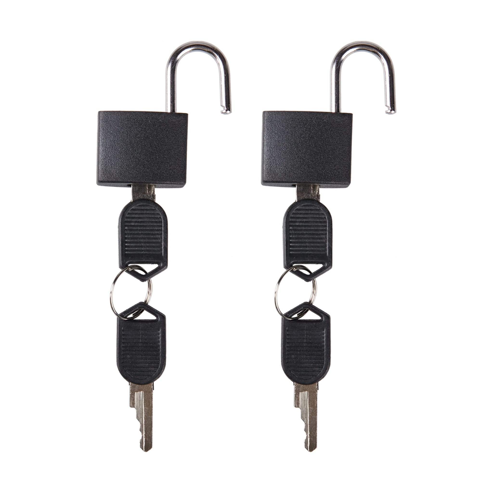 2 Key Travel Locks Black Kmart