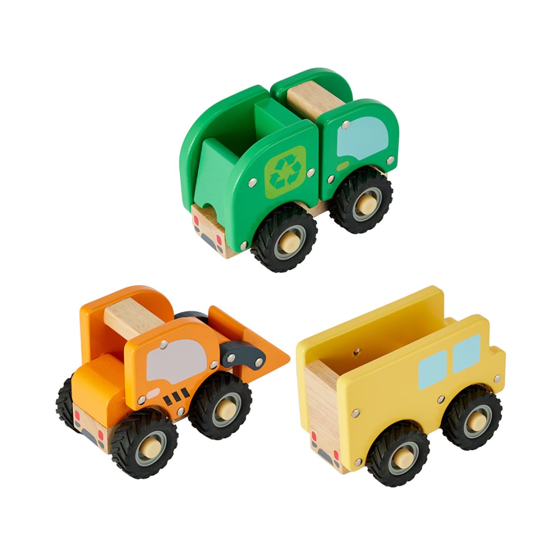 Wooden Town Vehicle - Assorted - Kmart