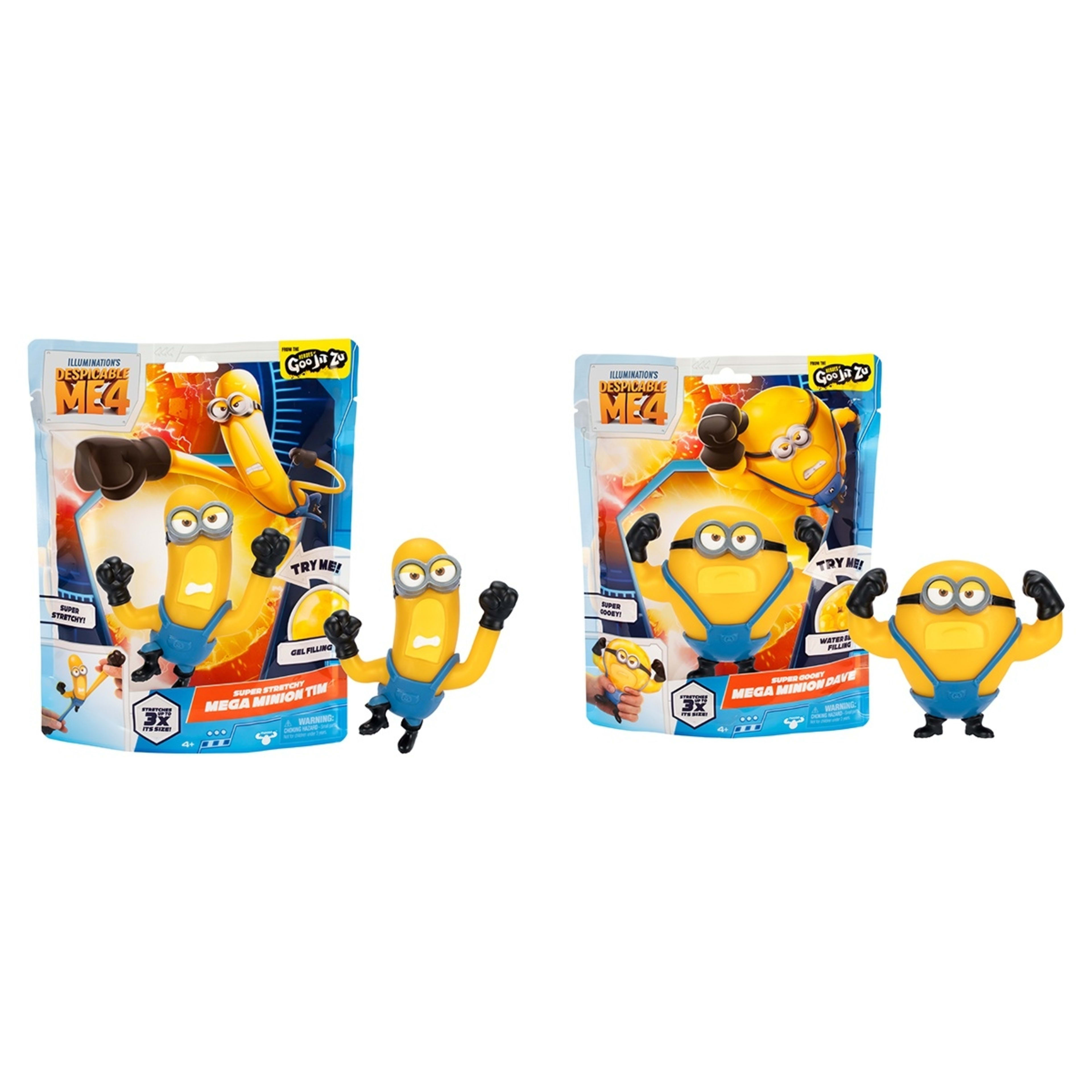 Despicable Me 4 Heroes of Goo Jit Zu Super Gooey & Stretchy Mega Minion ...