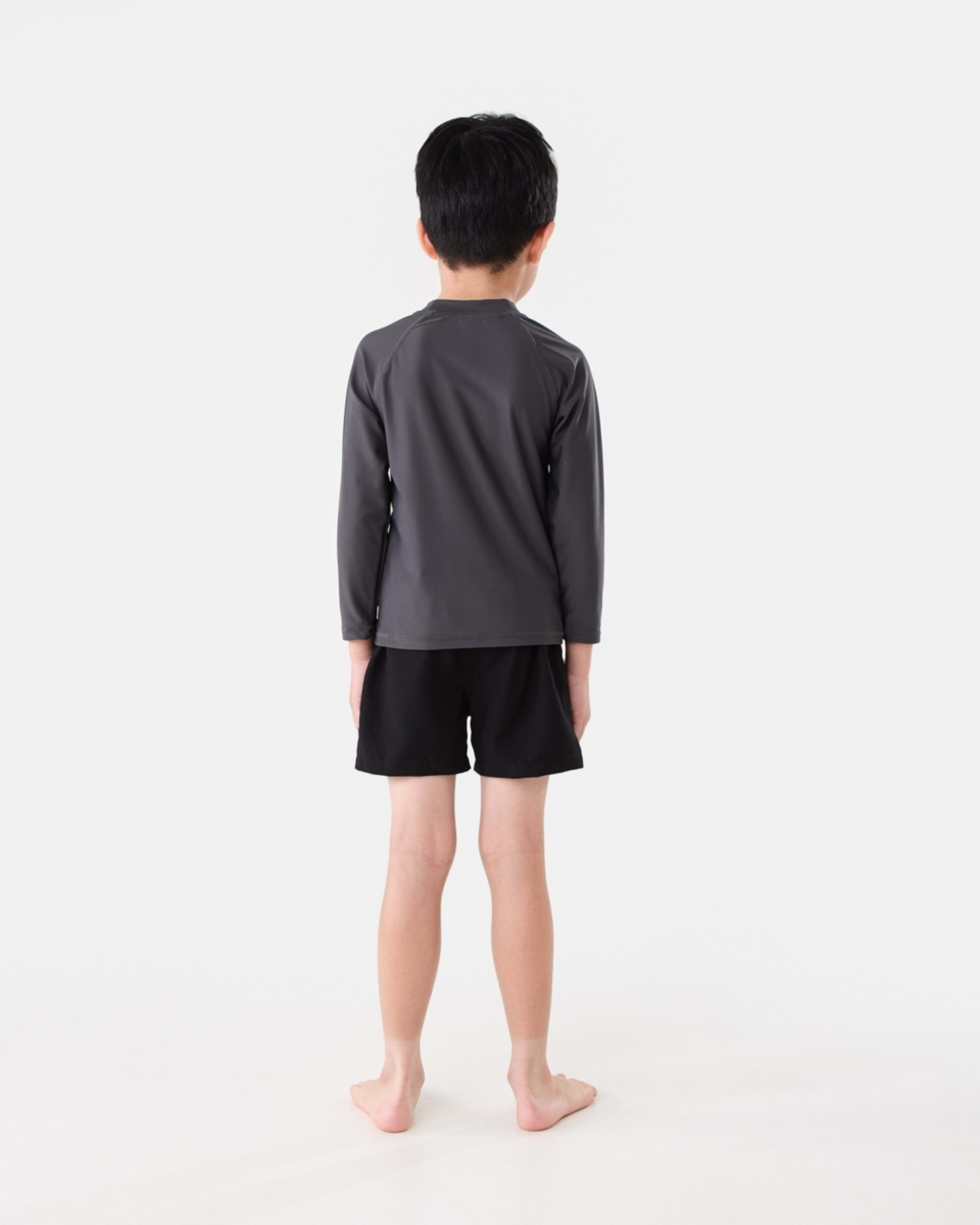 5 Plain Boardshorts BLACK, 5 of 5