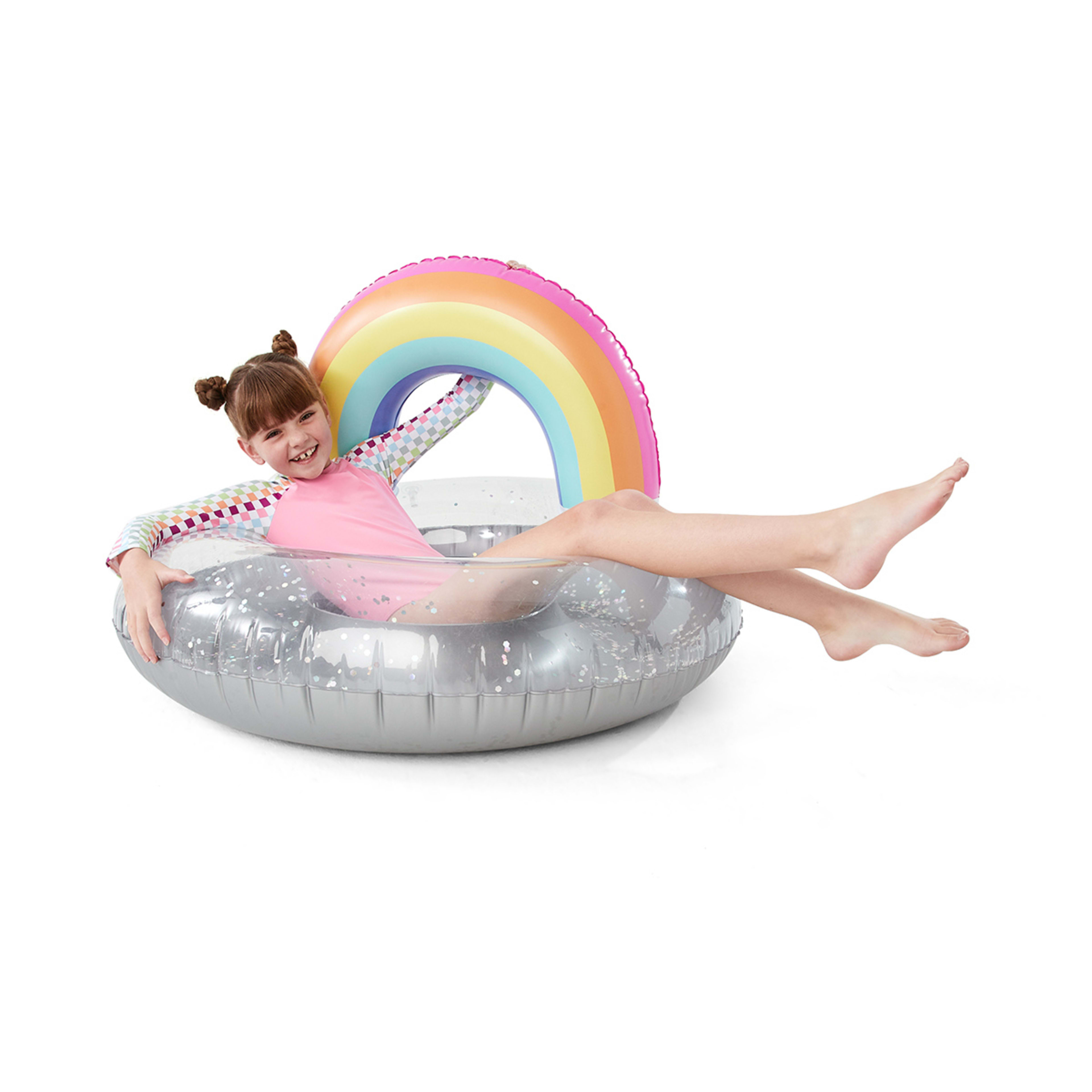 1 90cm Inflatable Rainbow Ring