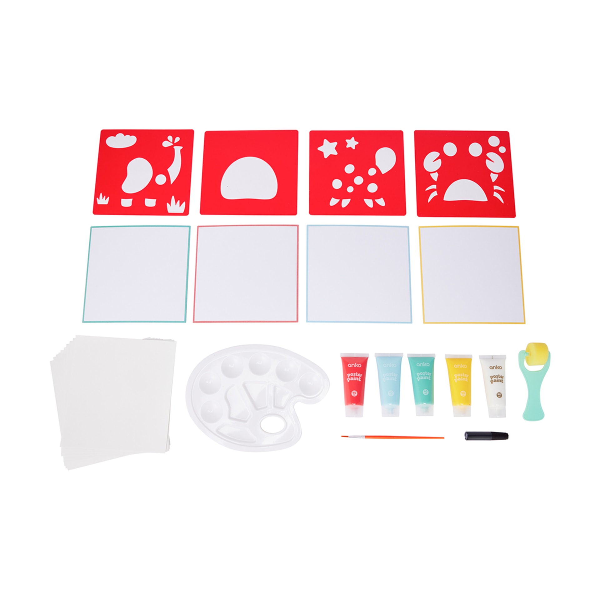 27 Piece Painting Activity Kit Kmart