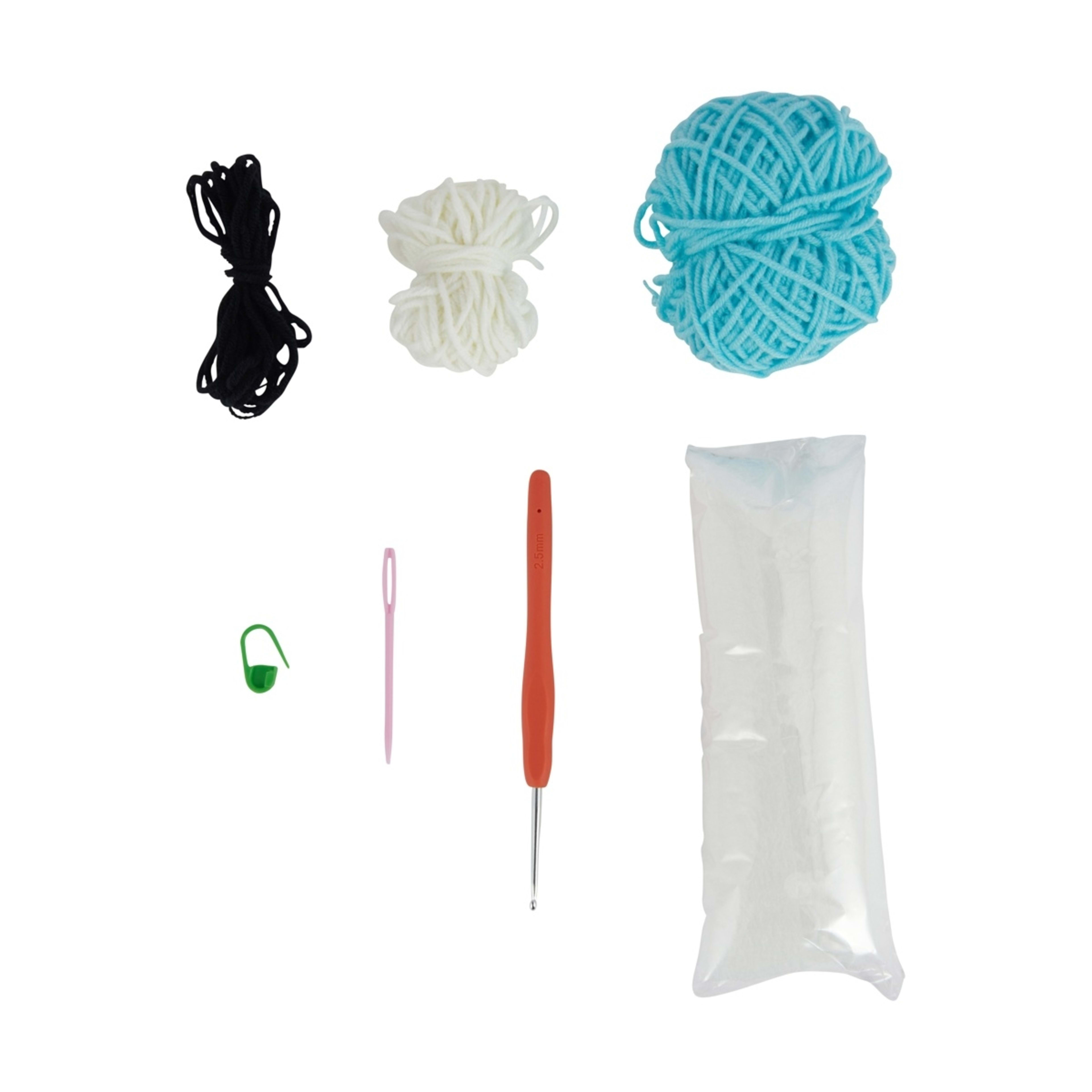 2 DIY Mini Crochet Kit - Whale, 2 of 3