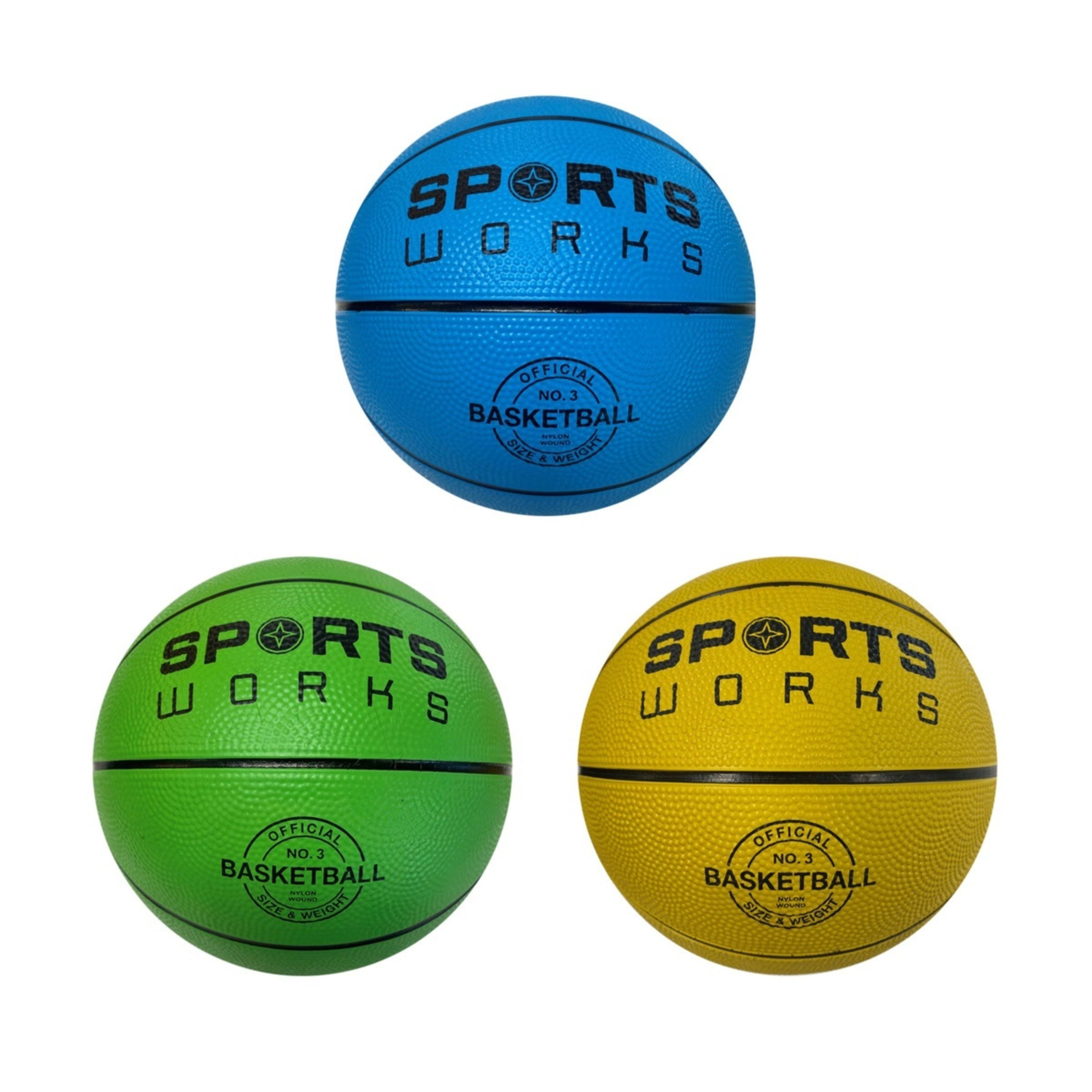 1 Sports Works Mini Basketball - Size 3, Assorted, 1 of 4